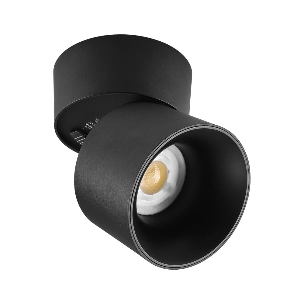 Nevo Sıva Üstü Hareketli Led Spot Siyah NS760-2