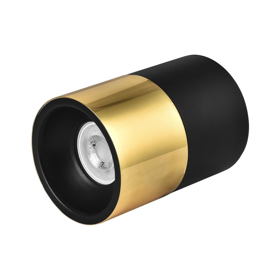 Nevo Sıva Üstü Led Spot Siyah Gold NS259