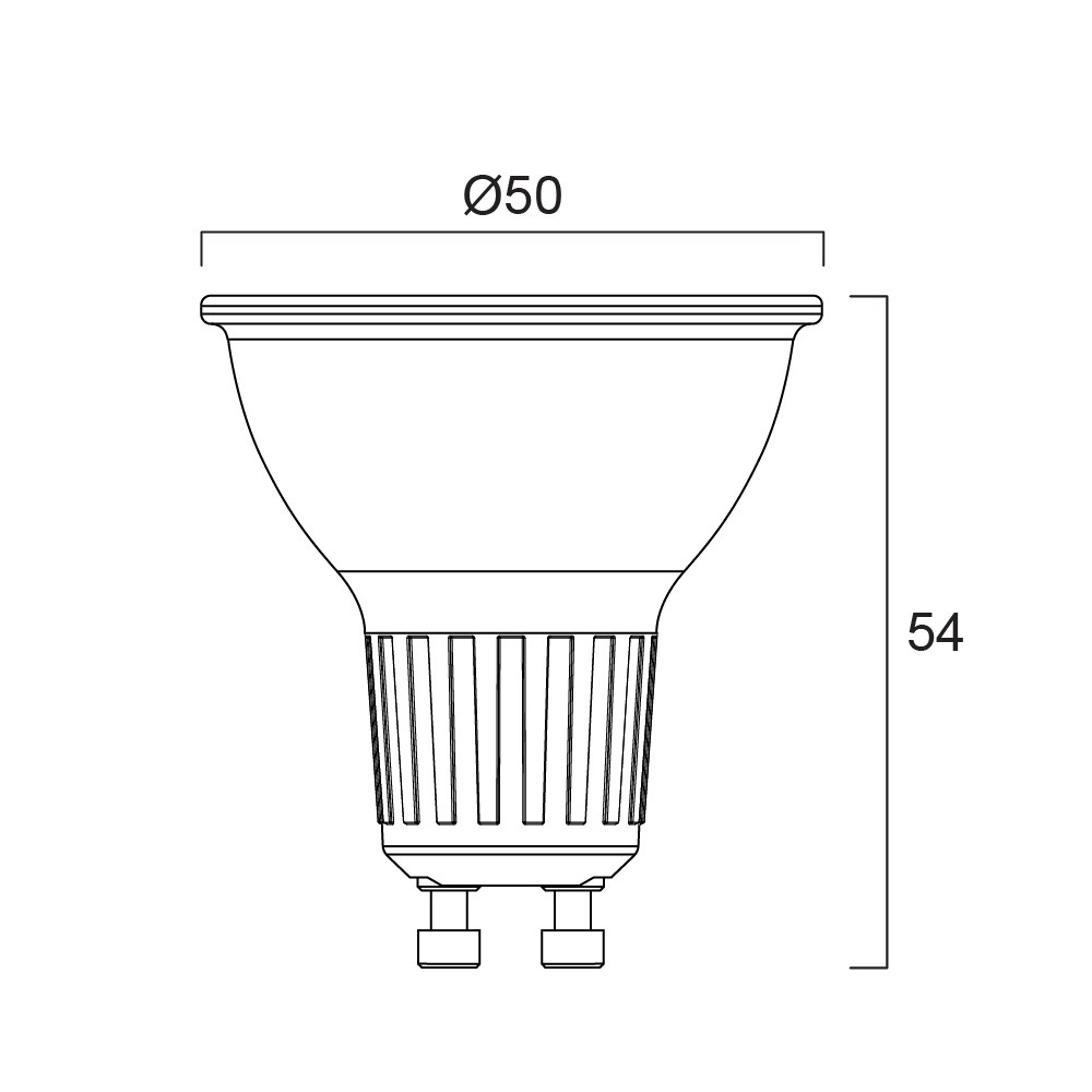 Sylvania 6W GU 10 Dimlenebilir LED Ampul