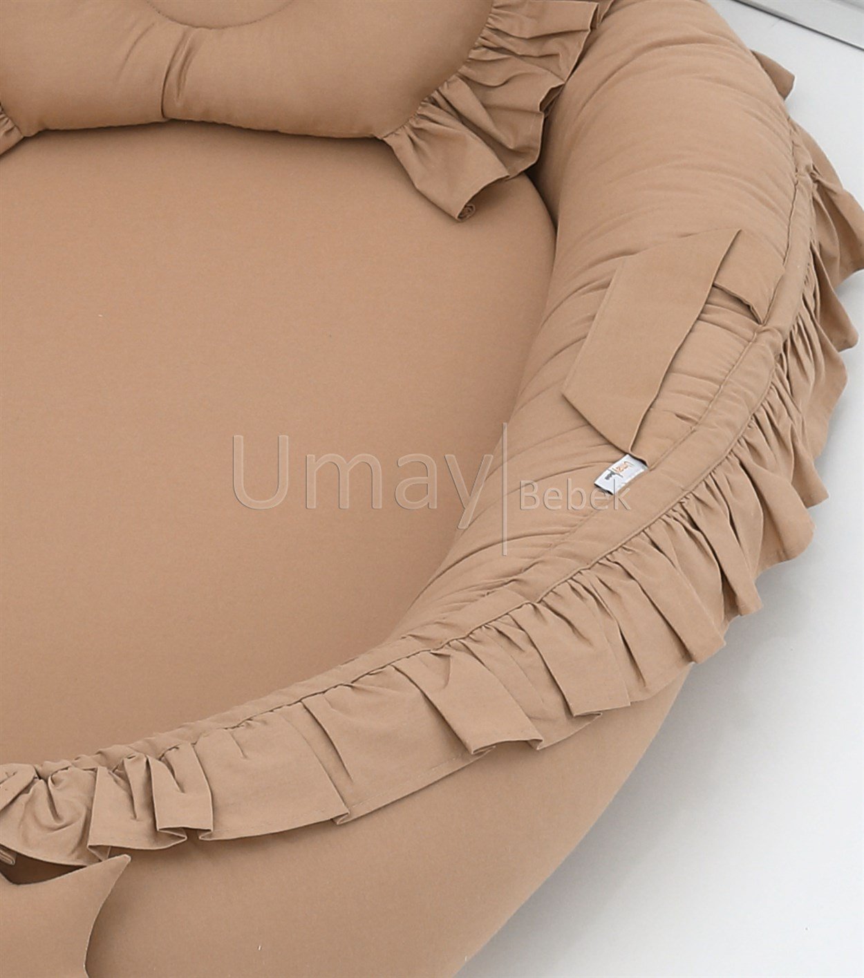 Umay BebekBabynest - Kahve Fırfırlı