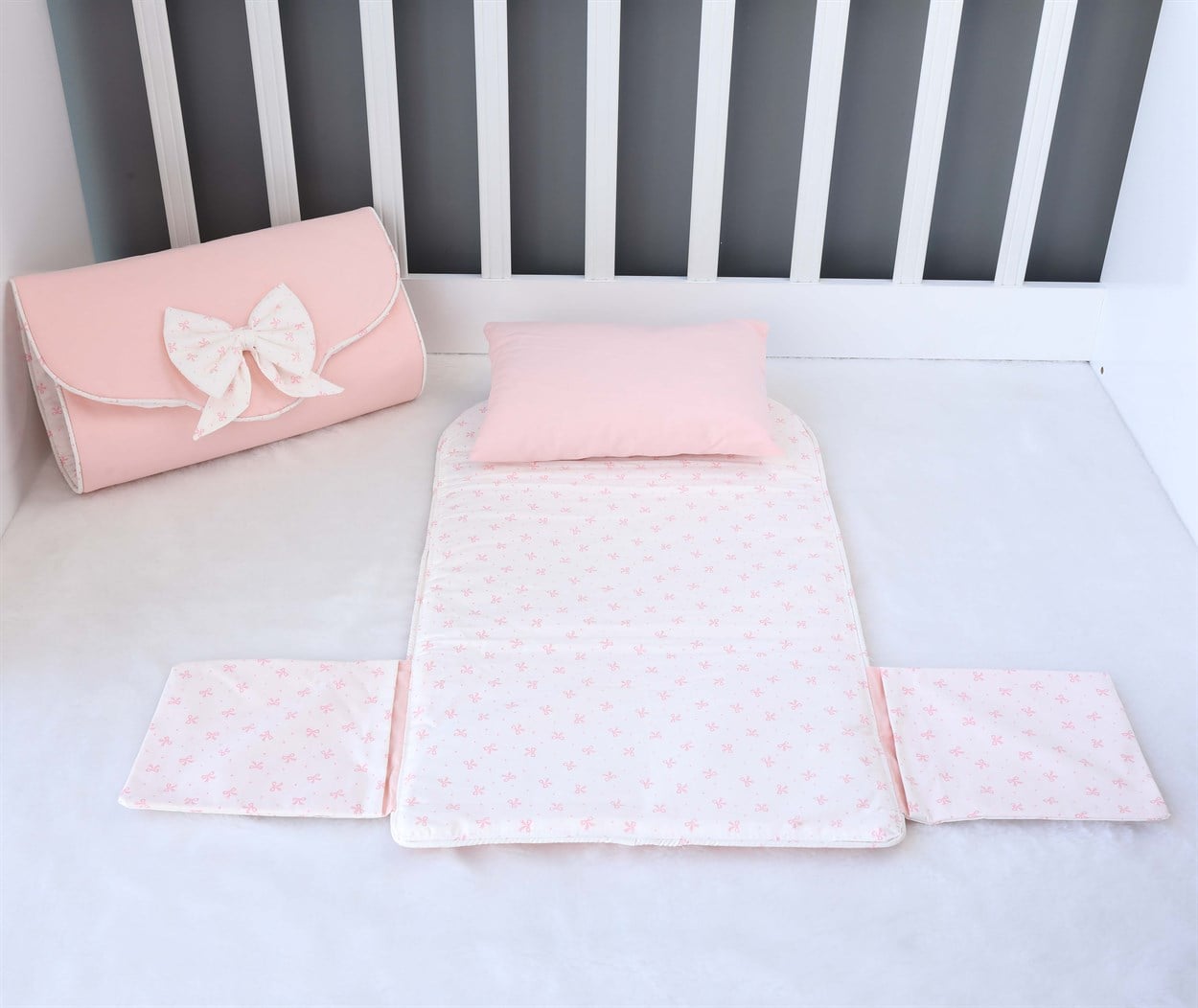 Umay BebekÇantalı Alt Açma Yastıklı (Bebe Pembe)