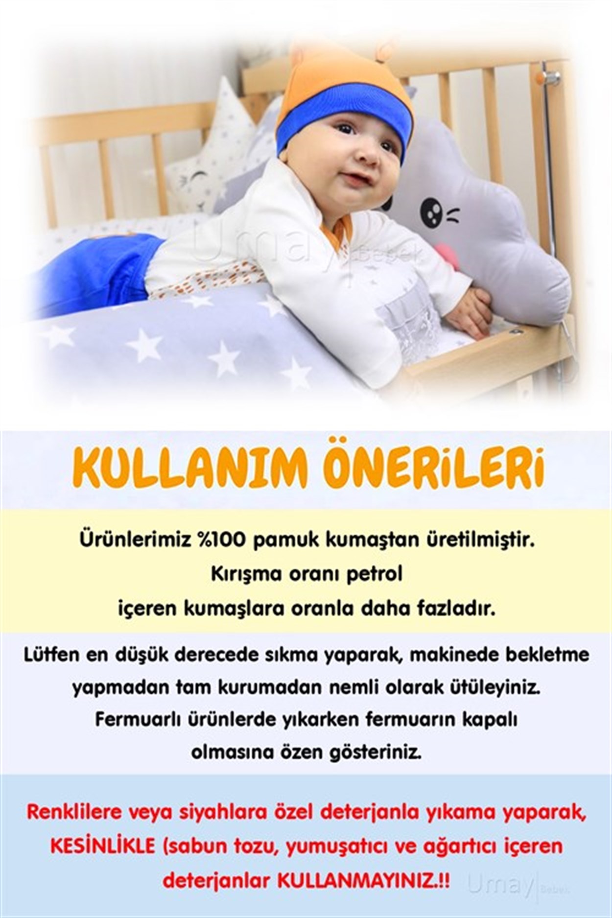 Umay BebekEmzirme Önlüğü (Mavi)