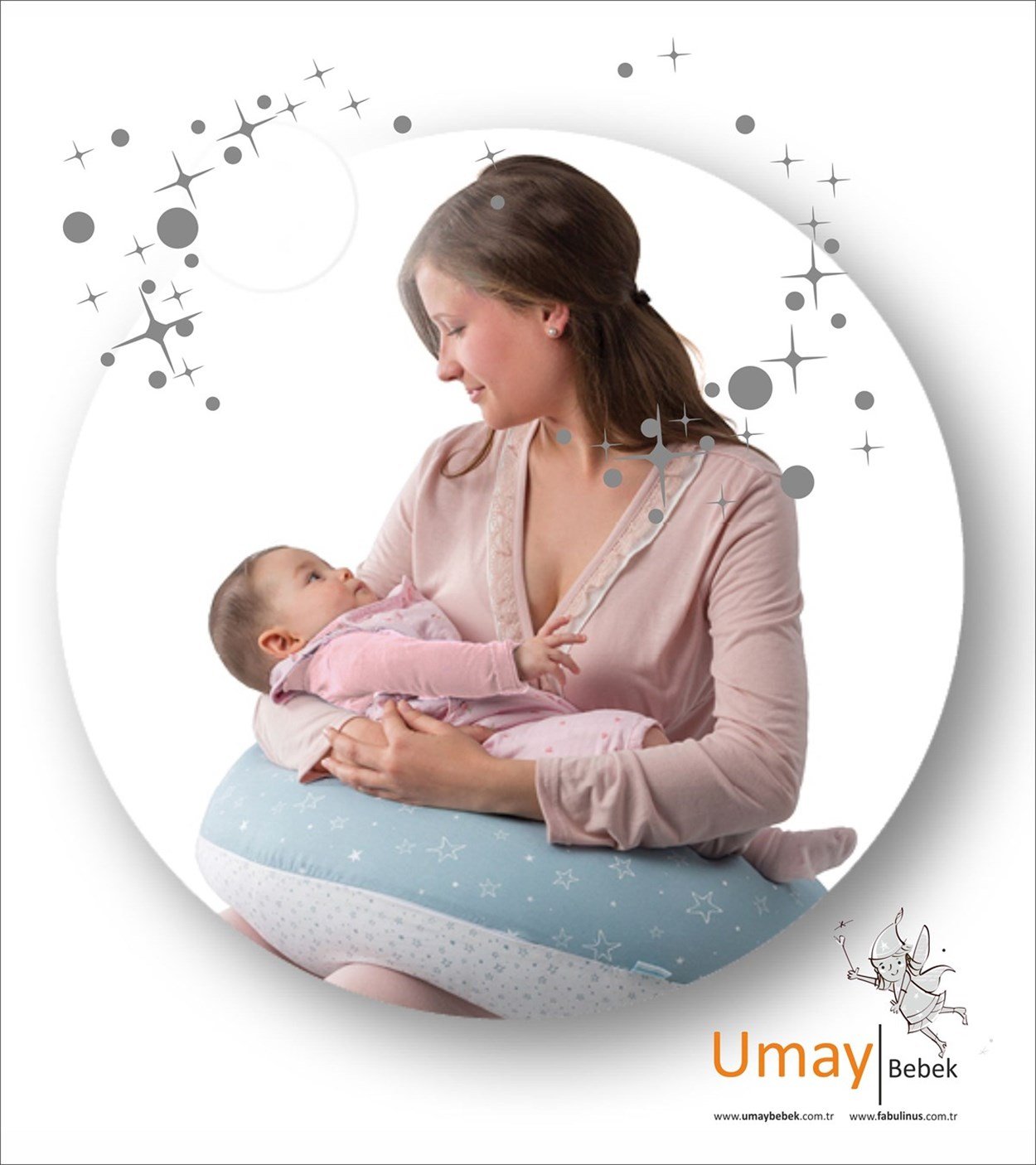Umay BebekGri -  Emzirme Yastığı	