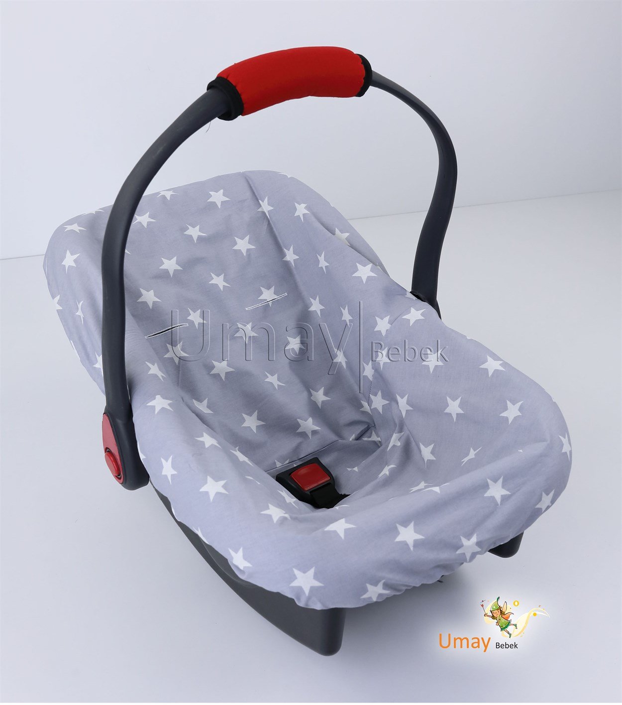 Umay BebekMavi Panda 3'lü Puset Takımı (Panço)
