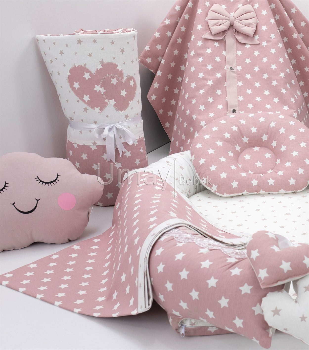 Umay BebekPudra Yıldızlı Komple Set