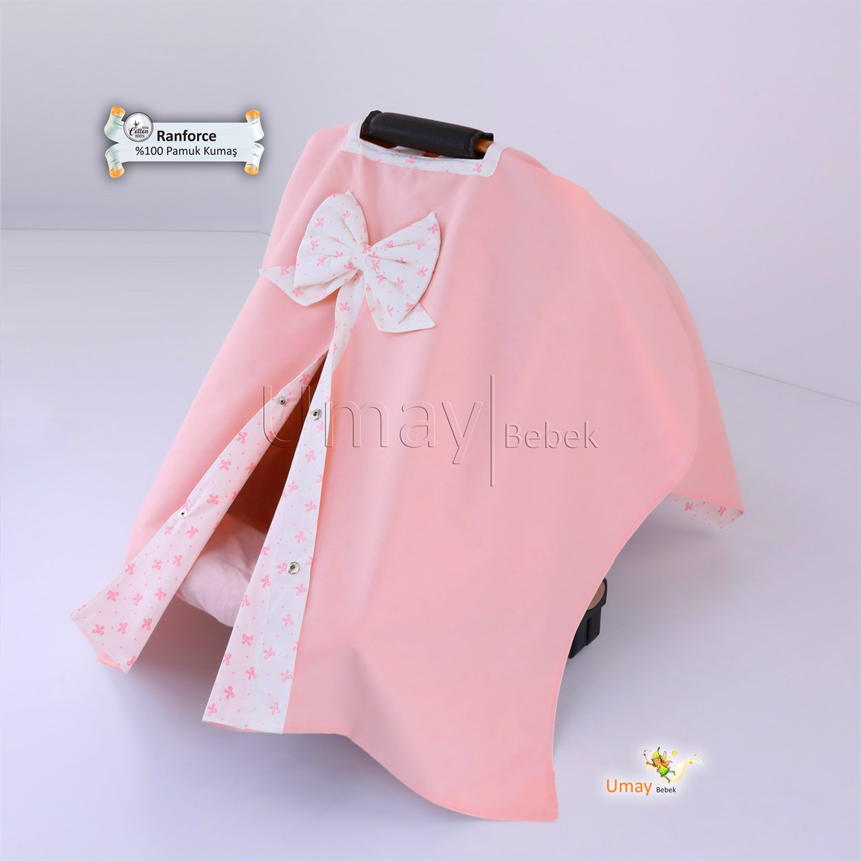 Umay BebekPuset Örtüsü (Panço) Pembe (Çarşafsız)