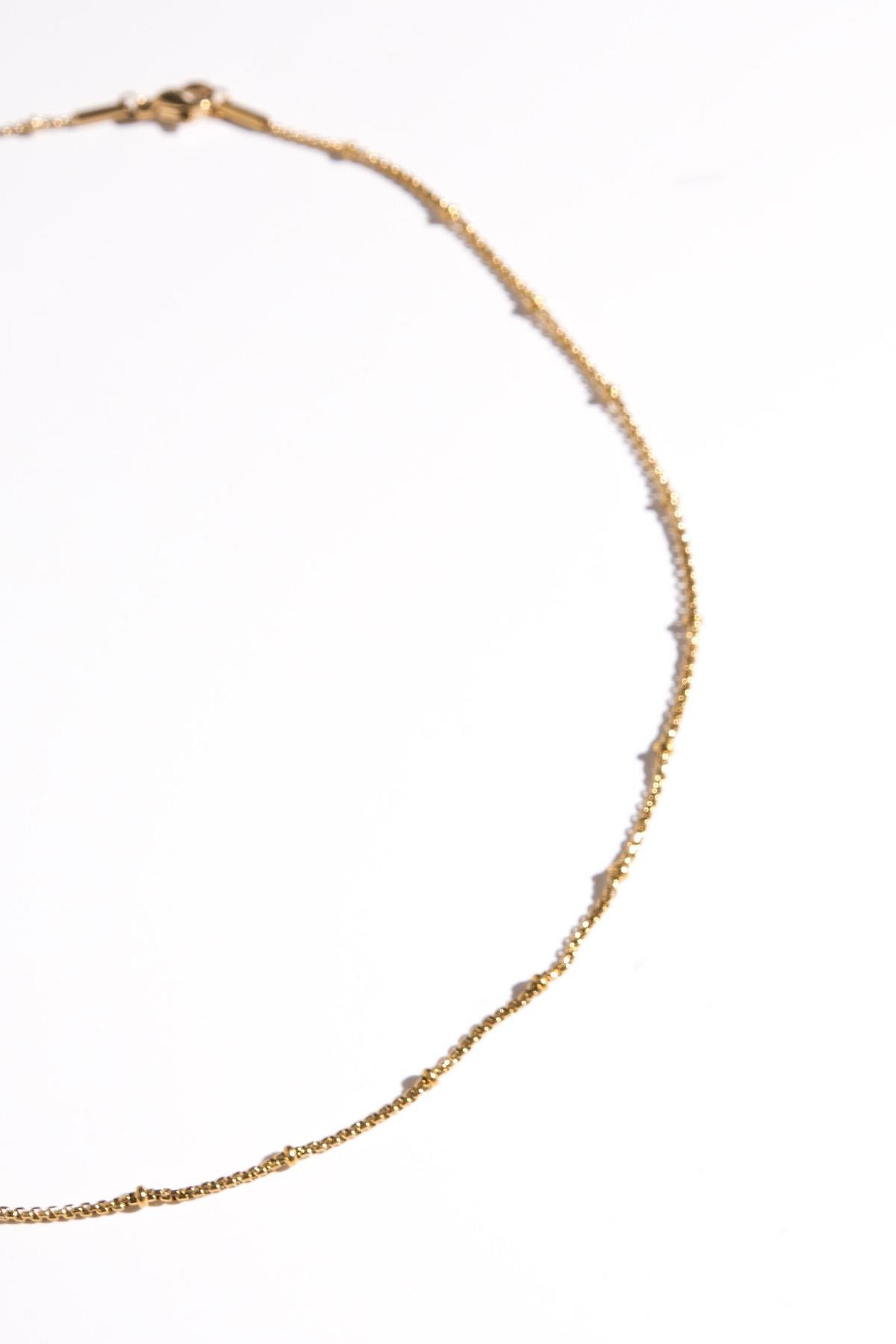 Mio Gusto Altın Renk Halka Detaylı Kadın Kolye Modelleri