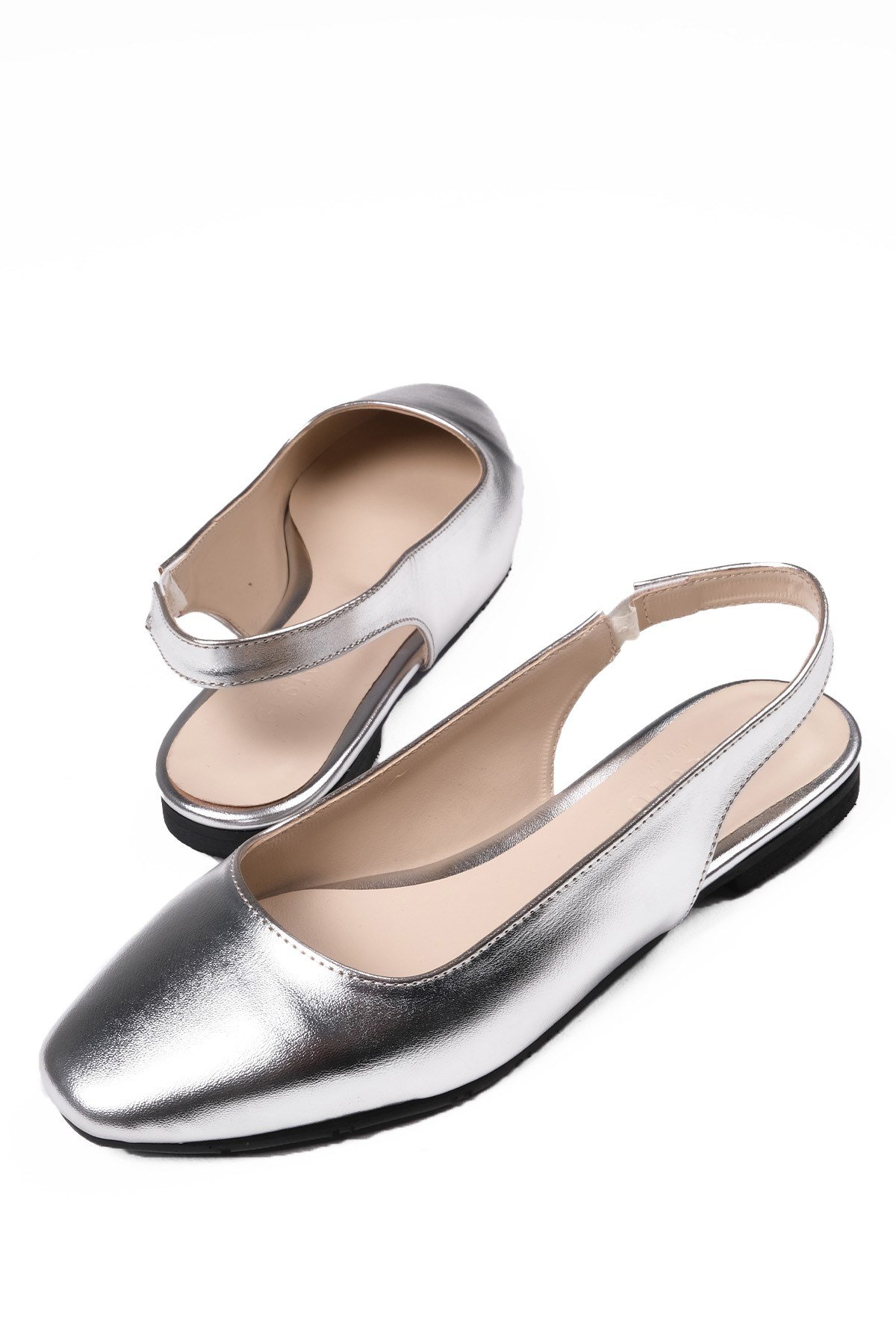 Ally Gümüş Renk Küt Burun Babet-BABET-Mio Gusto-02232SIC