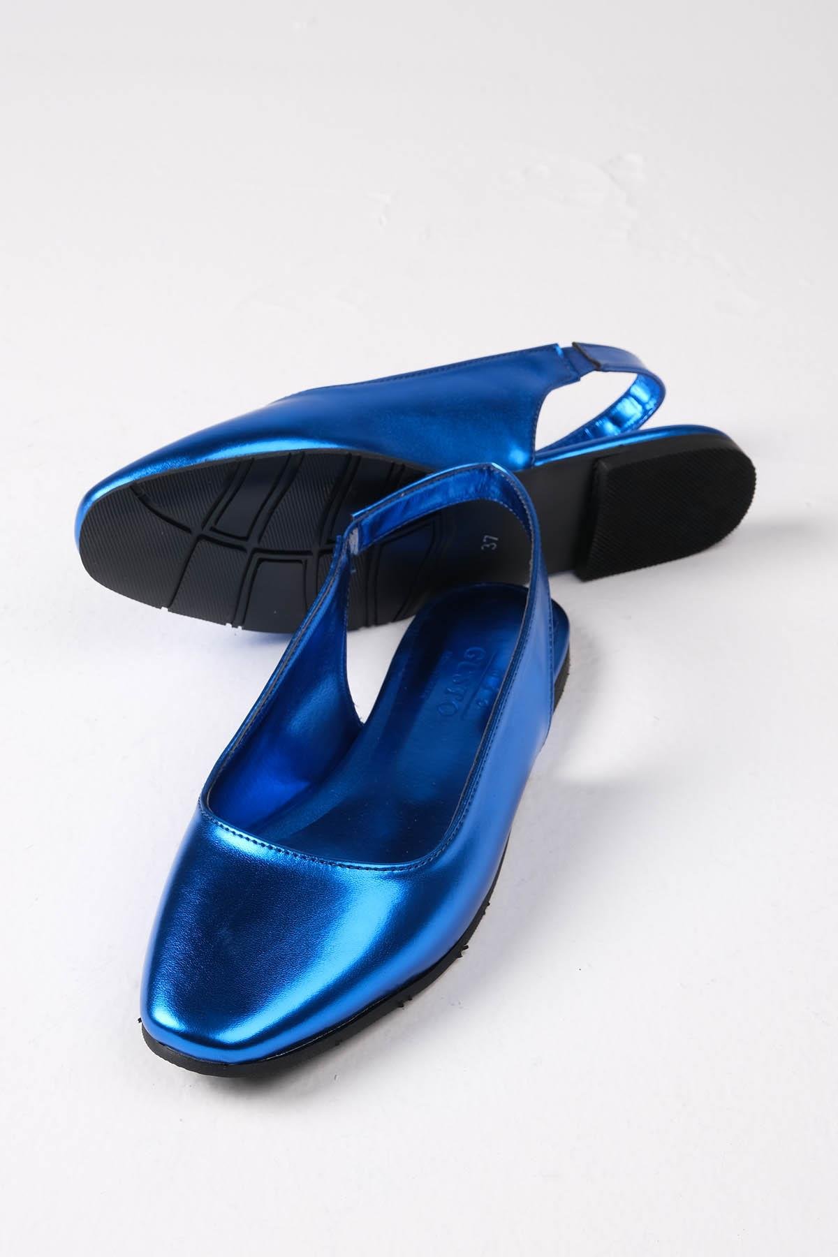 Ally Saks Mavi Renk Küt Burun Babet-BABET-Mio Gusto-02232SKC