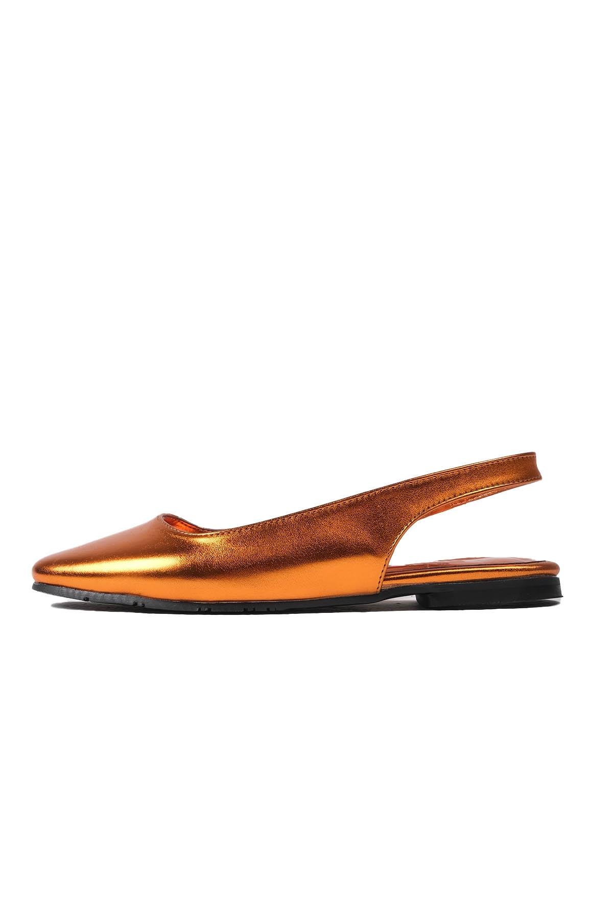 Ally Turuncu Renk Küt Burun Babet-BABET-Mio Gusto-02232ORC