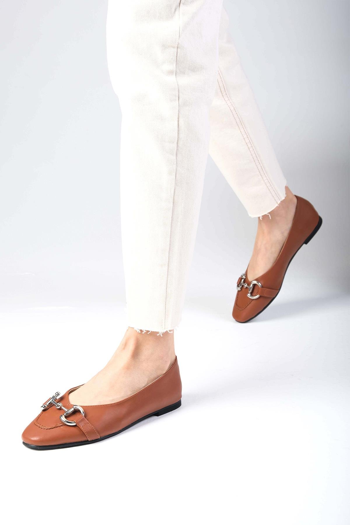 Aretha Taba Renk Küt Burun Babet-BABET-Mio Gusto-02215TAC