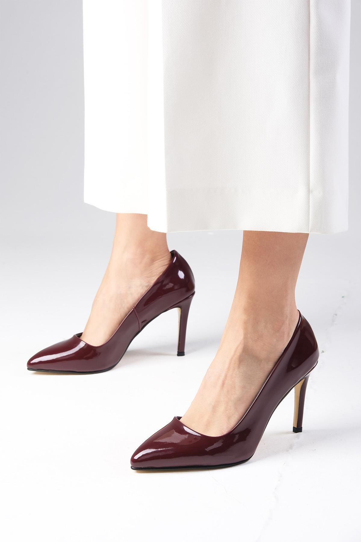 Basic Bordo Rugan Stiletto-Stiletto-Mio Gusto-09033WRR