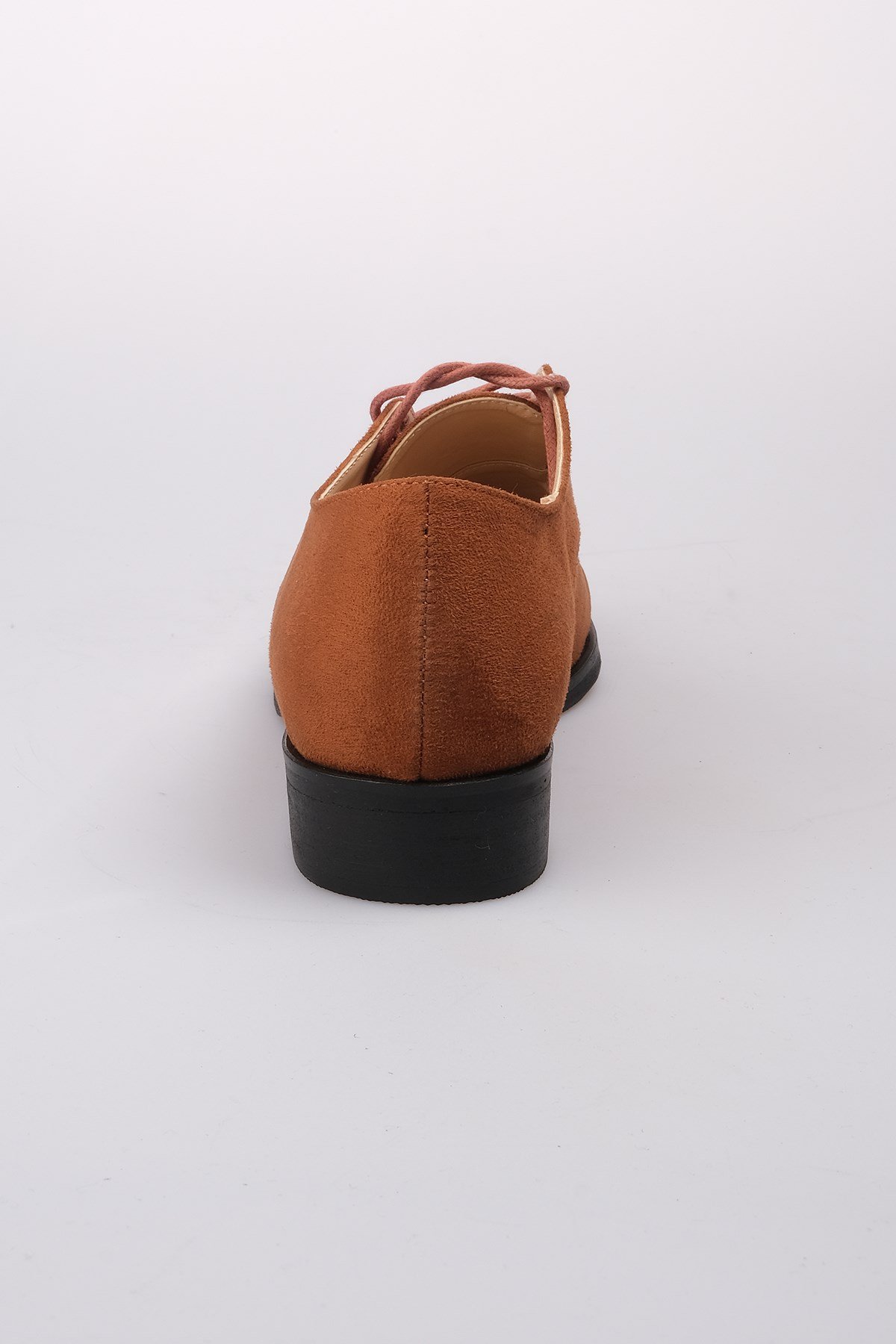 Berta Taba Süet Oxford Ayakkabı-DÜZ AYAKKABI-Mio Gusto-02104TAS