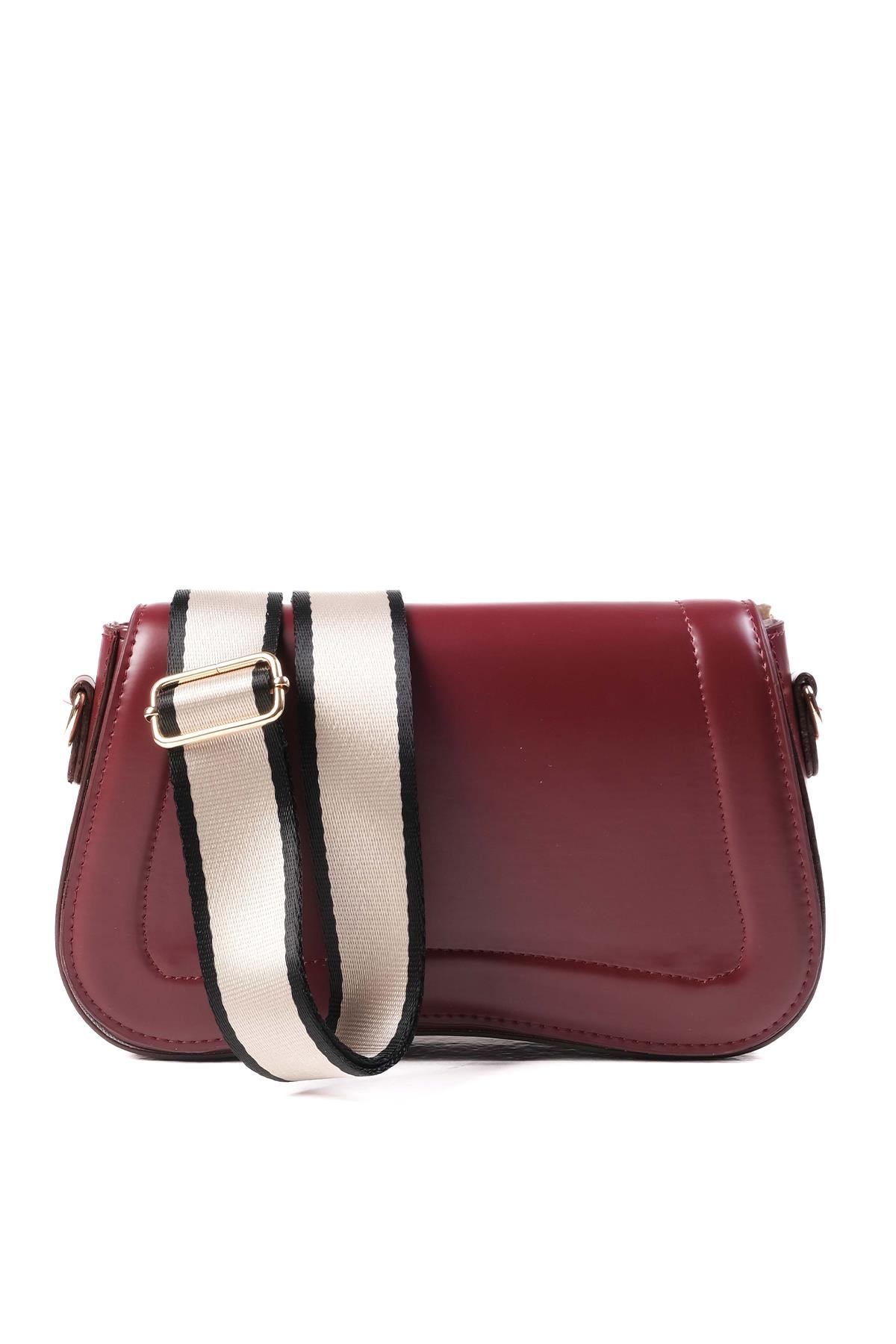 Bordo Renk El Ve Omuz Çantası-Bags-Mio Gusto-C0061WRC