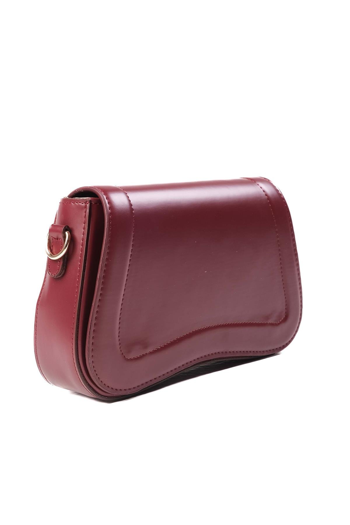 Bordo Renk El Ve Omuz Çantası-Bags-Mio Gusto-C0061WRC