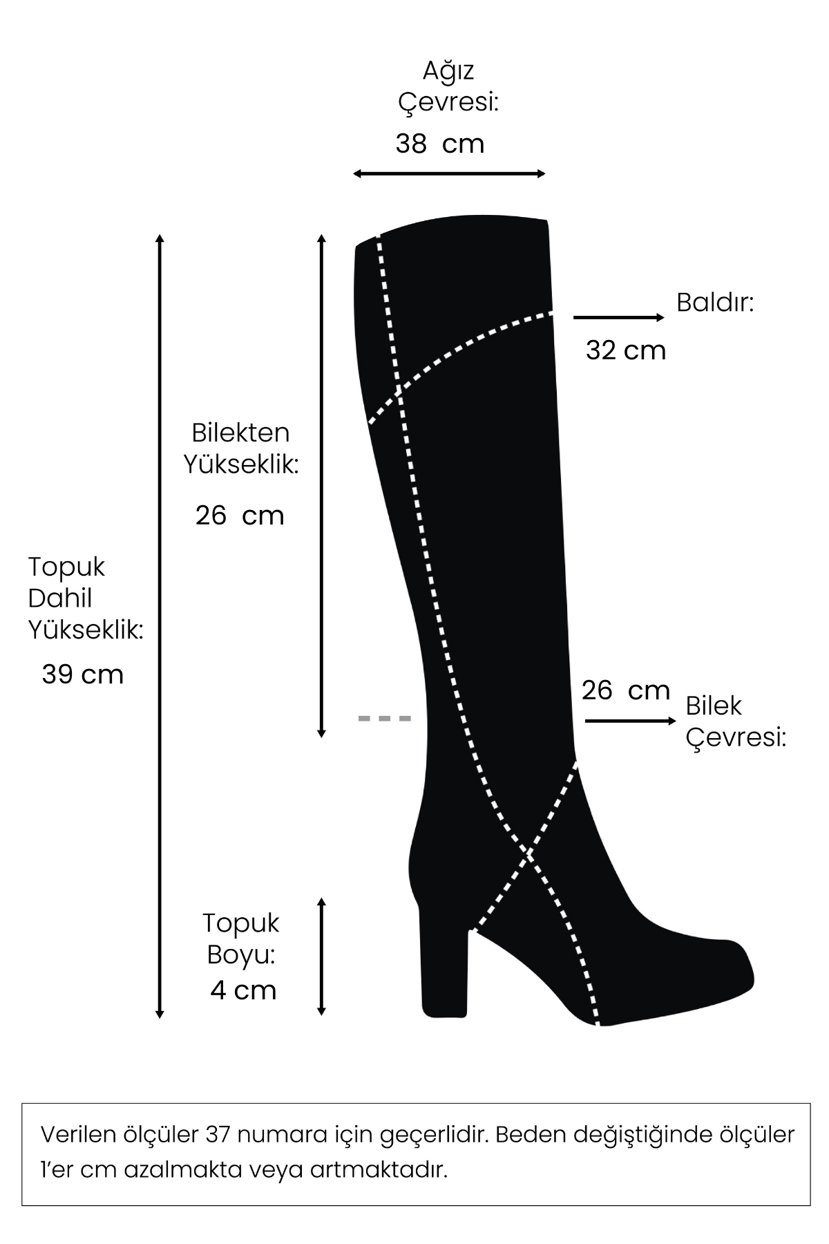 Briony Kahverengi Küt Burun Fermuarlı Çizme-ÇİZME-Mio Gusto-01492BRC