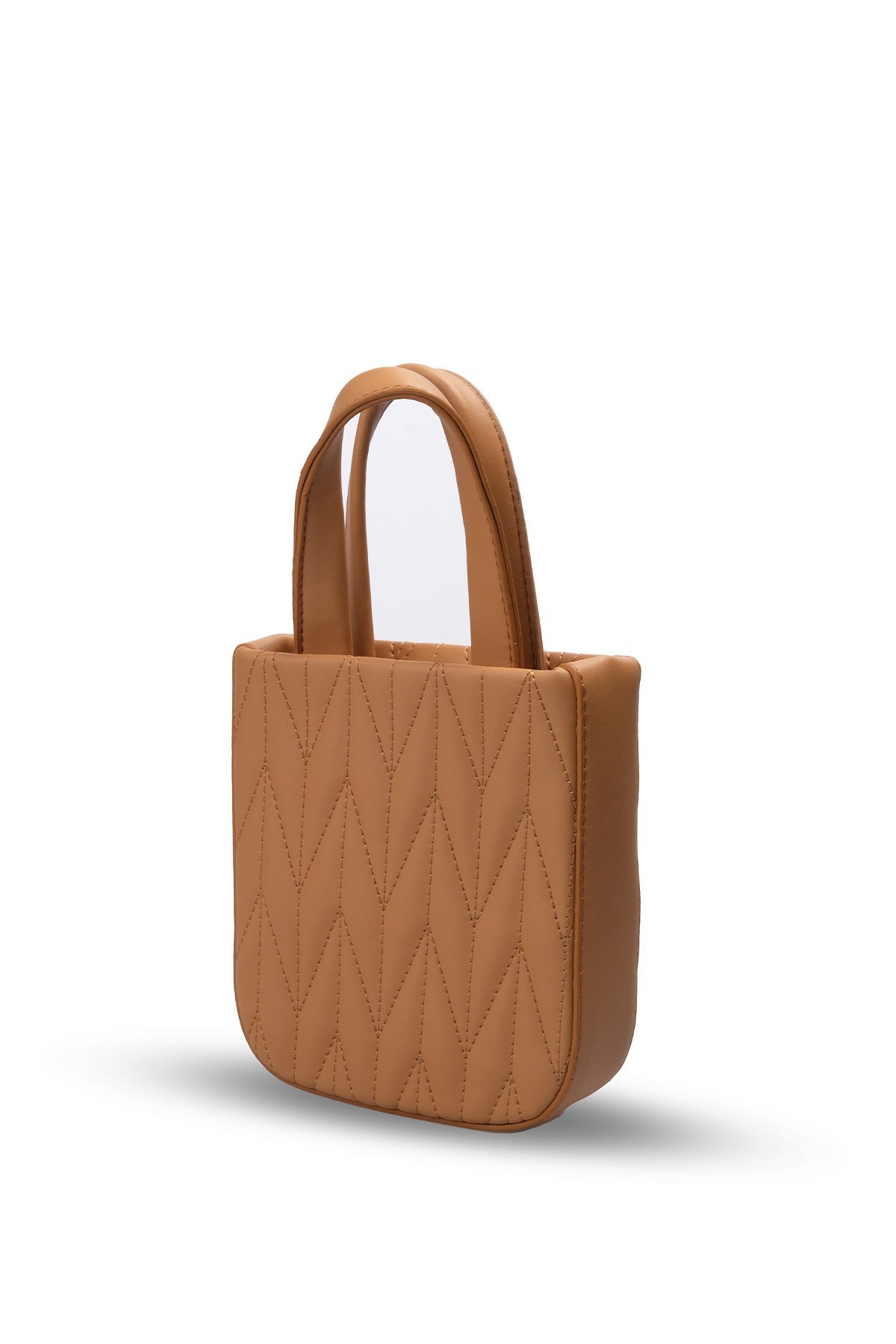 Camel Renk Mini Boy El ve Omuz Çantası-ÇANTA-Mio Gusto-C0016CMC