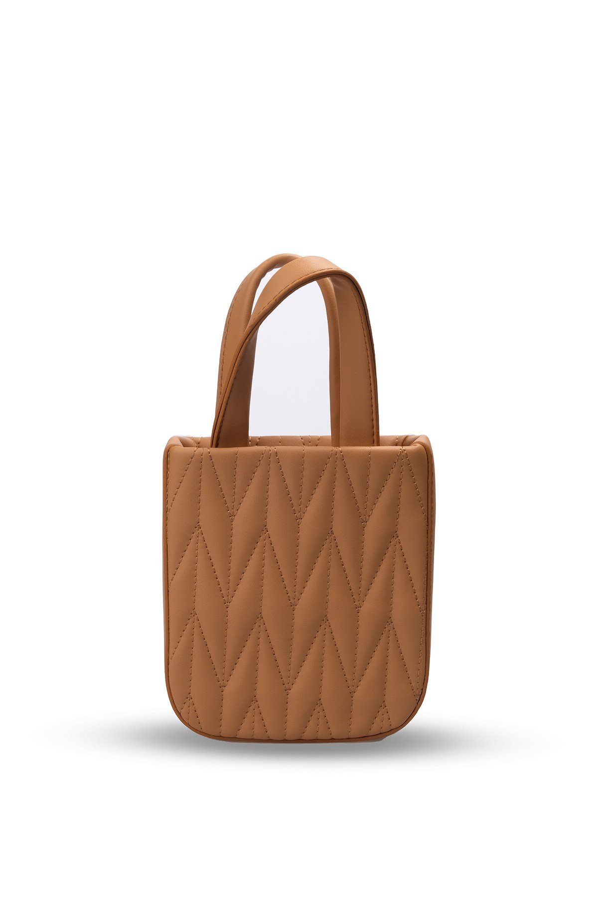 Camel Renk Mini Boy El ve Omuz Çantası-ÇANTA-Mio Gusto-C0016CMC