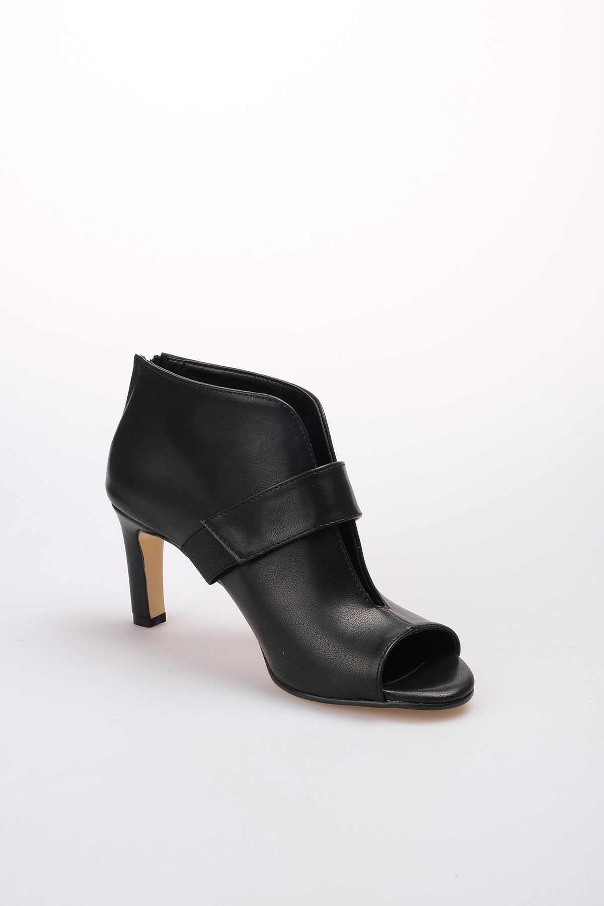 Diaz Siyah Kısa Topuklu Bootie-Kısa Topuklu-Mio Gusto-01240BLC