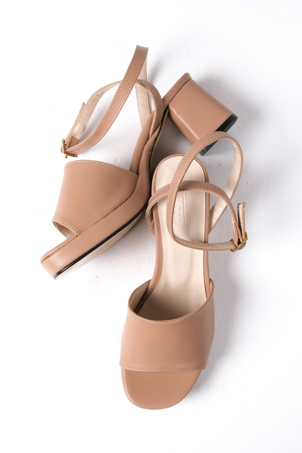Ellen Vizon Renk Platformlu Sandalet-Sandals-Mio Gusto-02230MIC