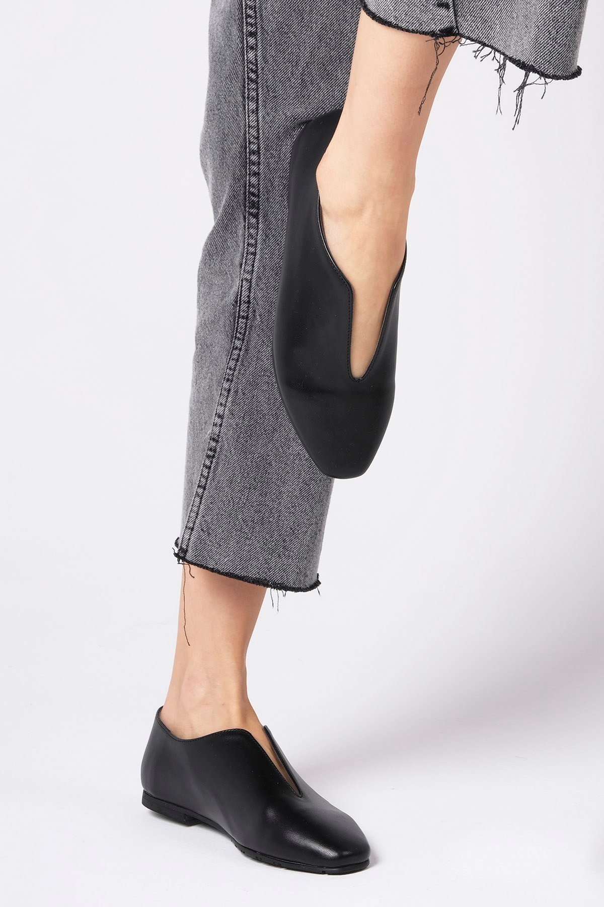 Jodie Siyah Renk Küt Burun Babet-BABET-Mio Gusto-02233BLC