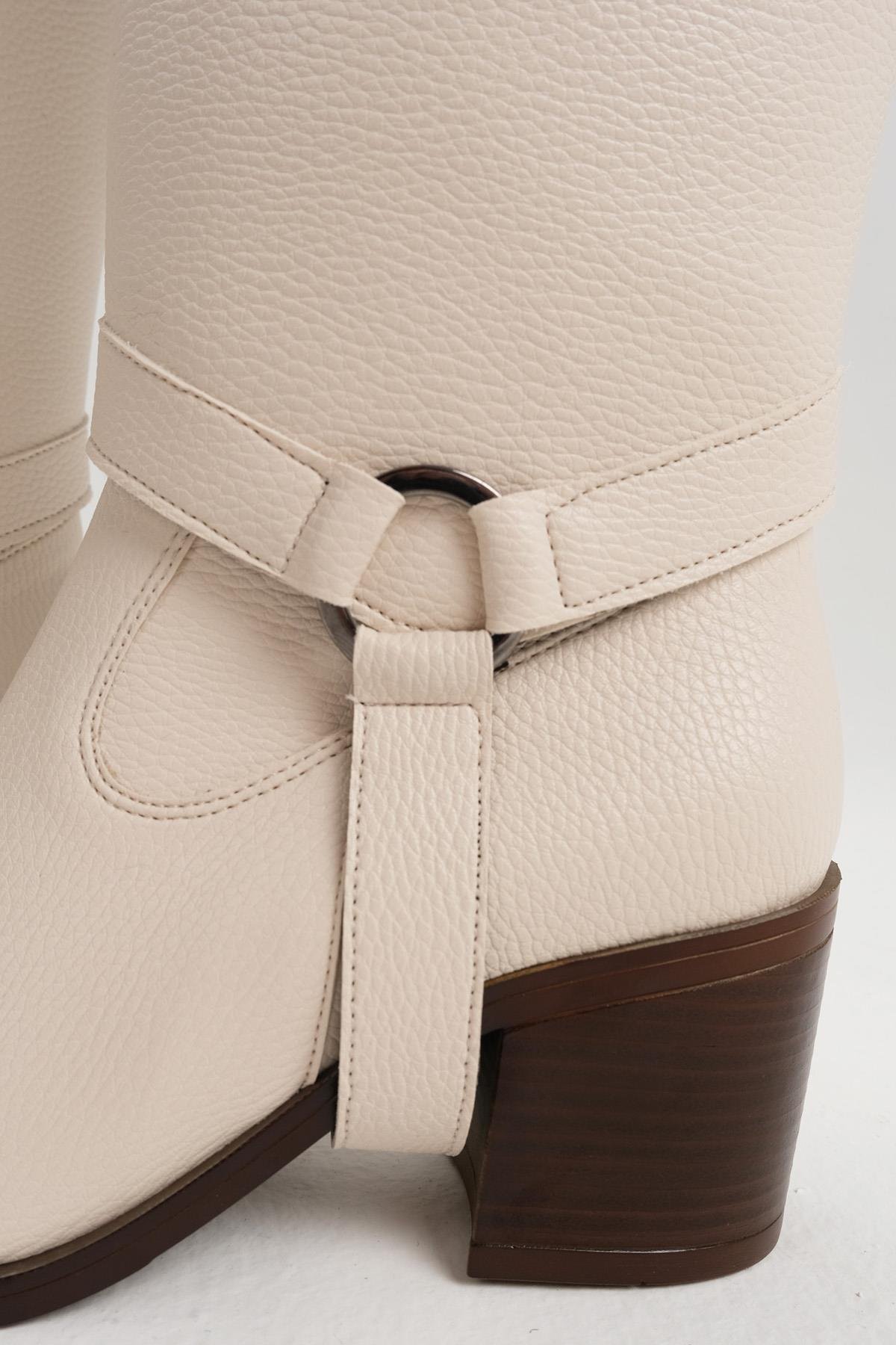 Kadın Siyah Çizme & Bot – 2’si 1 Arada Dönüşebilir Tasarım