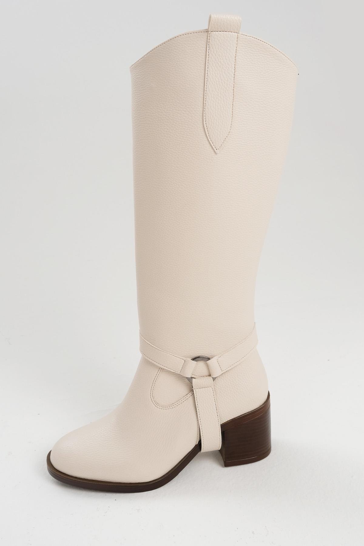 Kadın Siyah Çizme & Bot – 2’si 1 Arada Dönüşebilir Tasarım