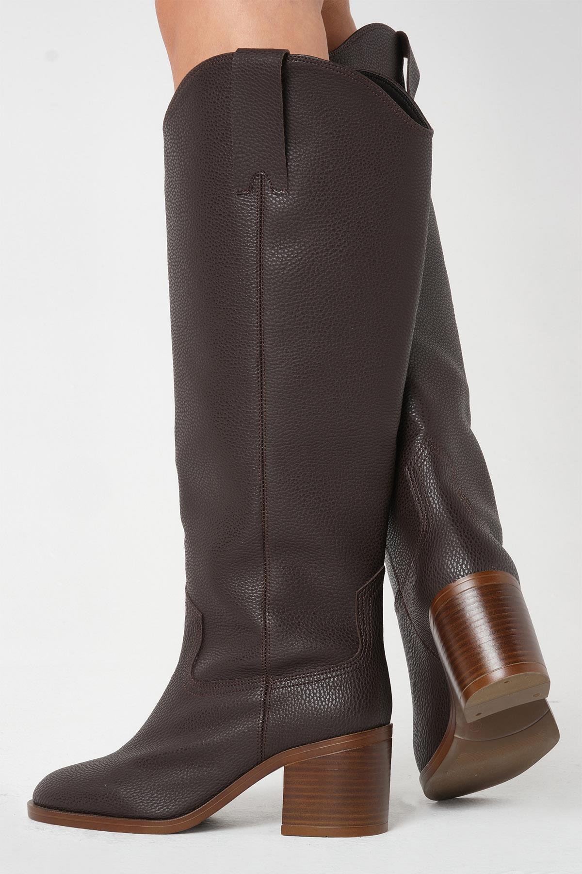 Kadın Siyah Çizme & Bot – 2’si 1 Arada Dönüşebilir Tasarım