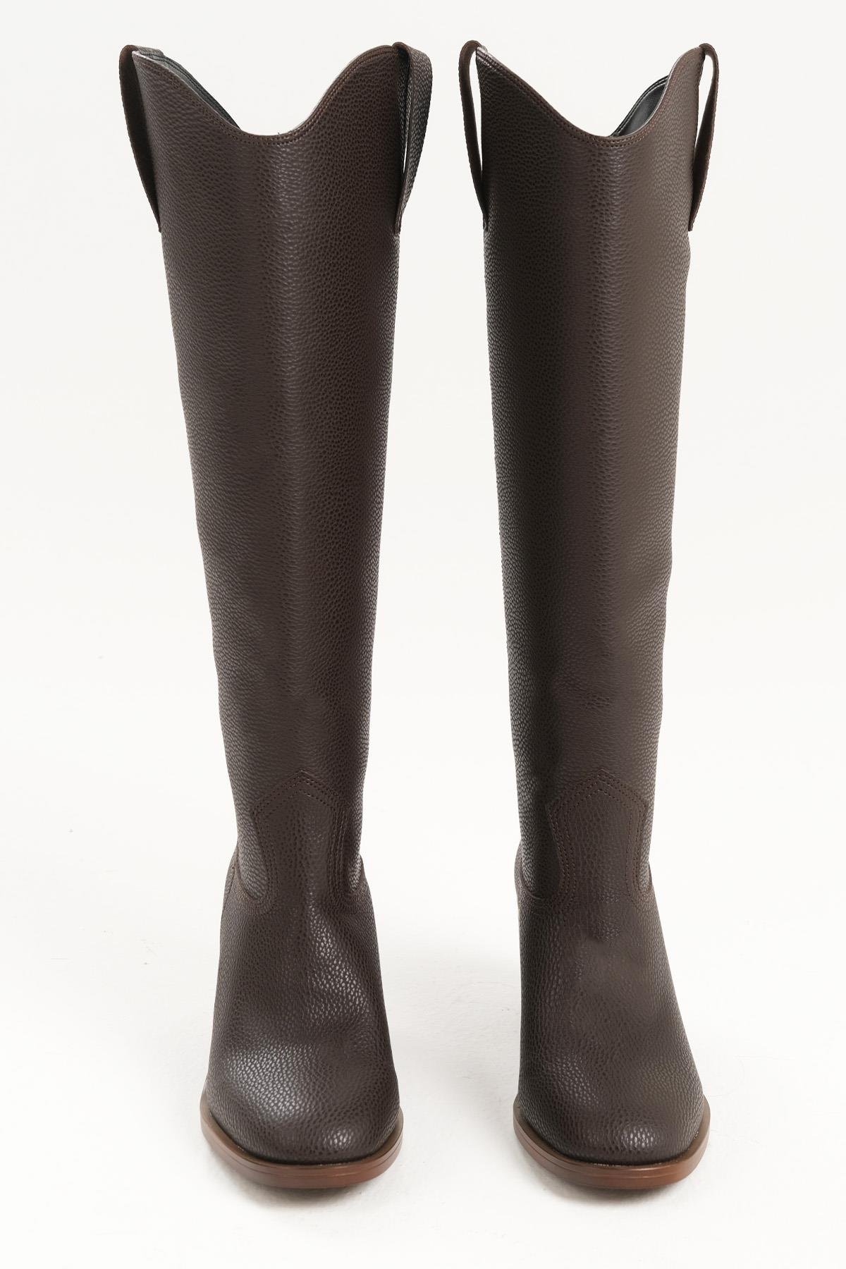 Kadın Siyah Çizme & Bot – 2’si 1 Arada Dönüşebilir Tasarım