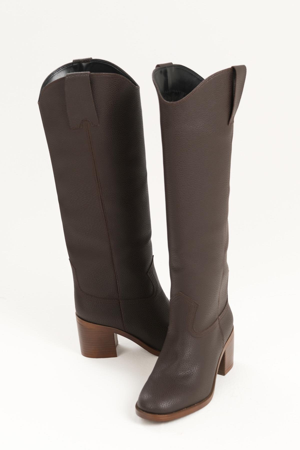 Kadın Siyah Çizme & Bot – 2’si 1 Arada Dönüşebilir Tasarım