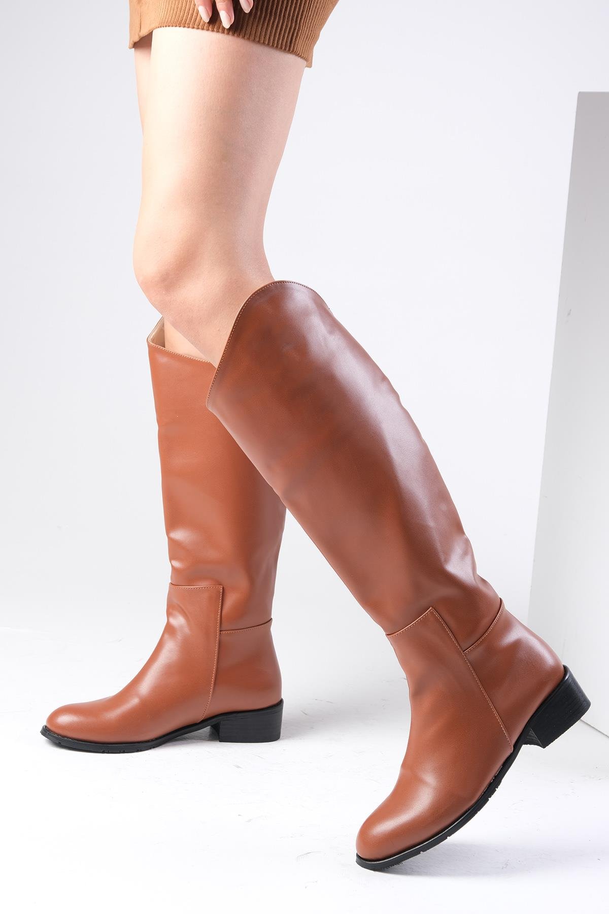Krista Taba Renk Oxford Çizme-Boots-Mio Gusto-02218TAC