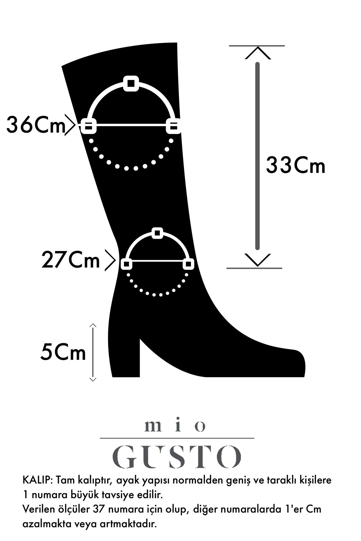 Lidya Taba Çizme-ÇİZME-Mio Gusto-01292TAC