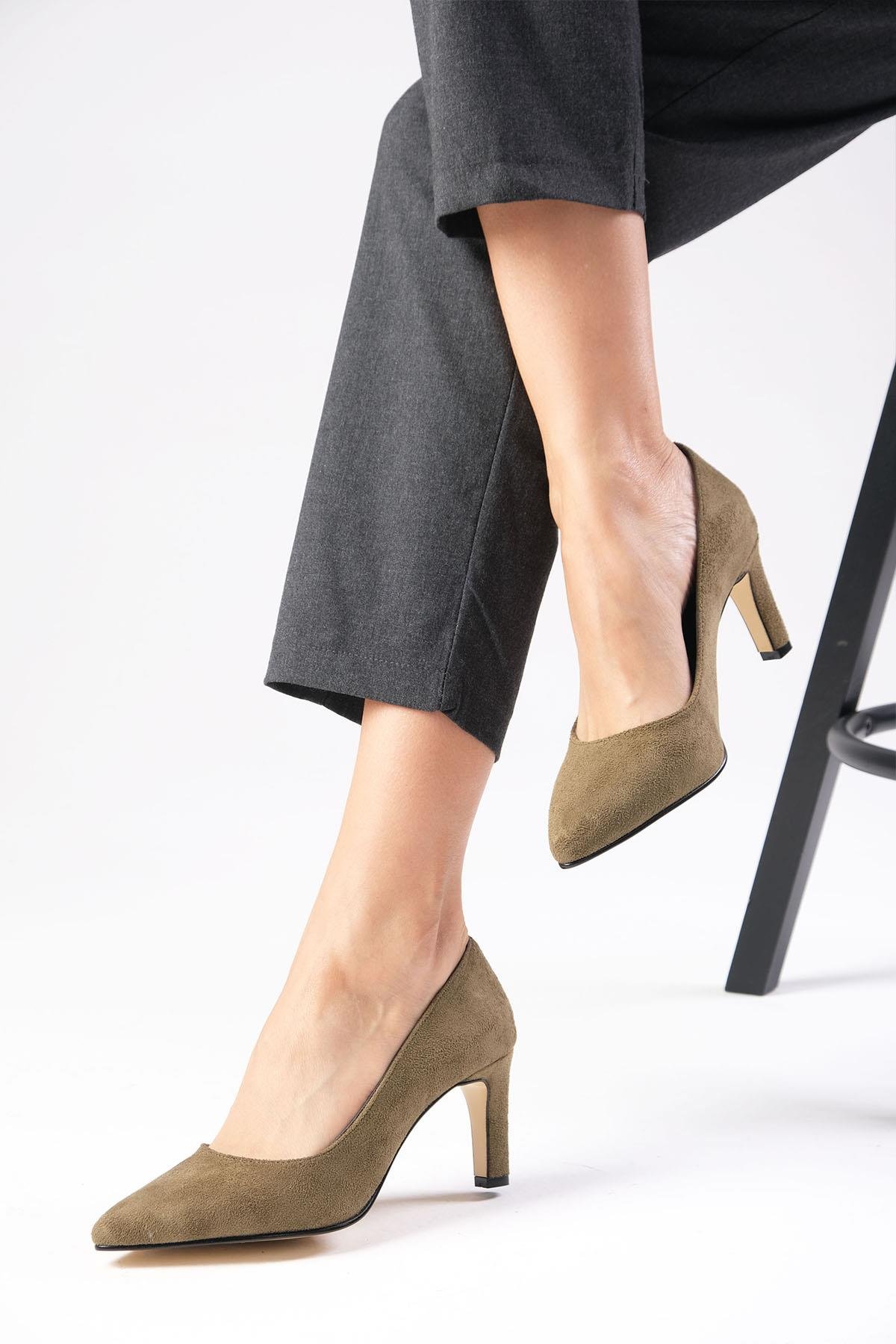 Lita Khaki-Stiletto-Mio Gusto-01252GNS