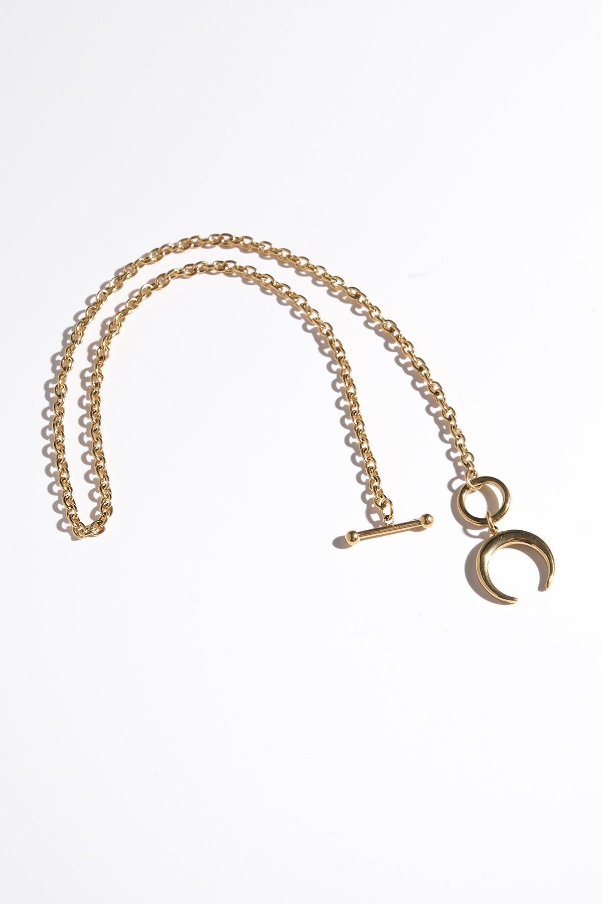 Mio Gusto Altın Renk Rodyum Kaplama Kadın Kolye Modelleri