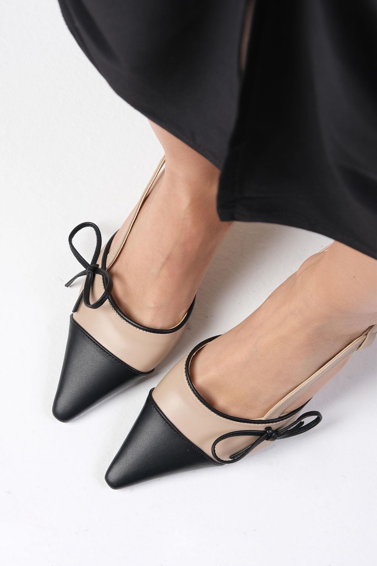 Mio Gusto Elsa Taba Renk Topuklu Kadın Ayakkabı Modelleri