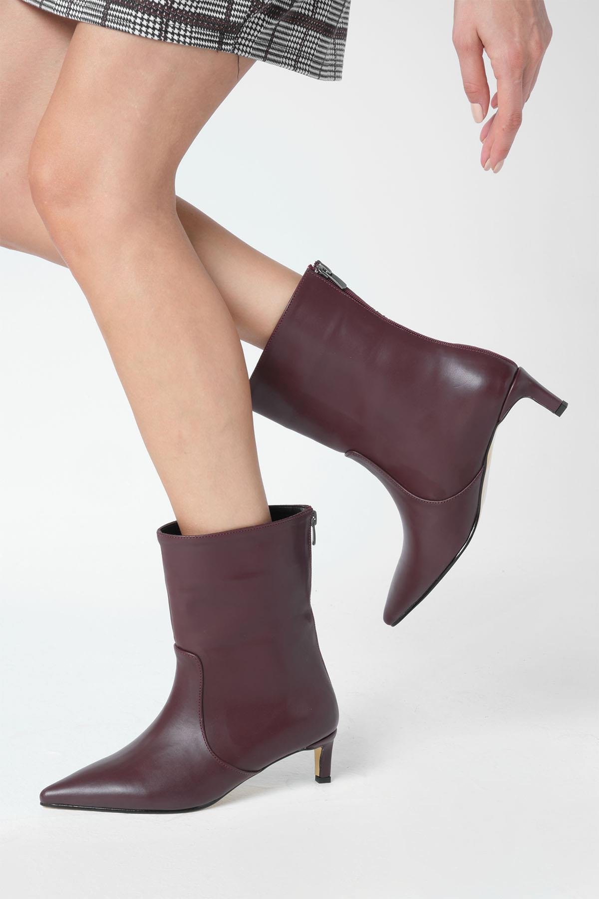 Mio Gusto Siyah Kadın İnce Topuklu Bot | Şık ve Rahat Bot Modelleri