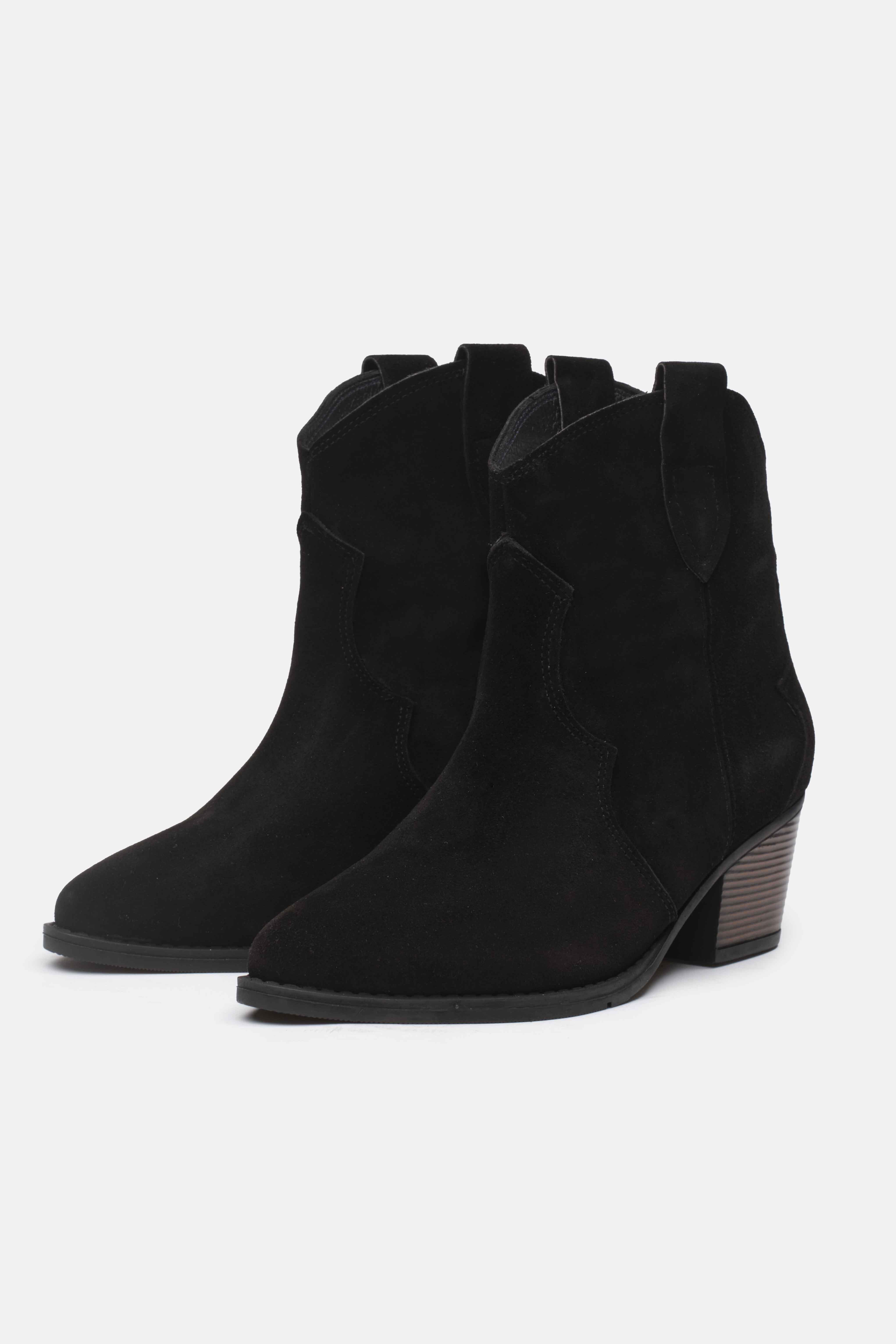 Mio Gusto Hakiki Süet Taba Renk Western Bot