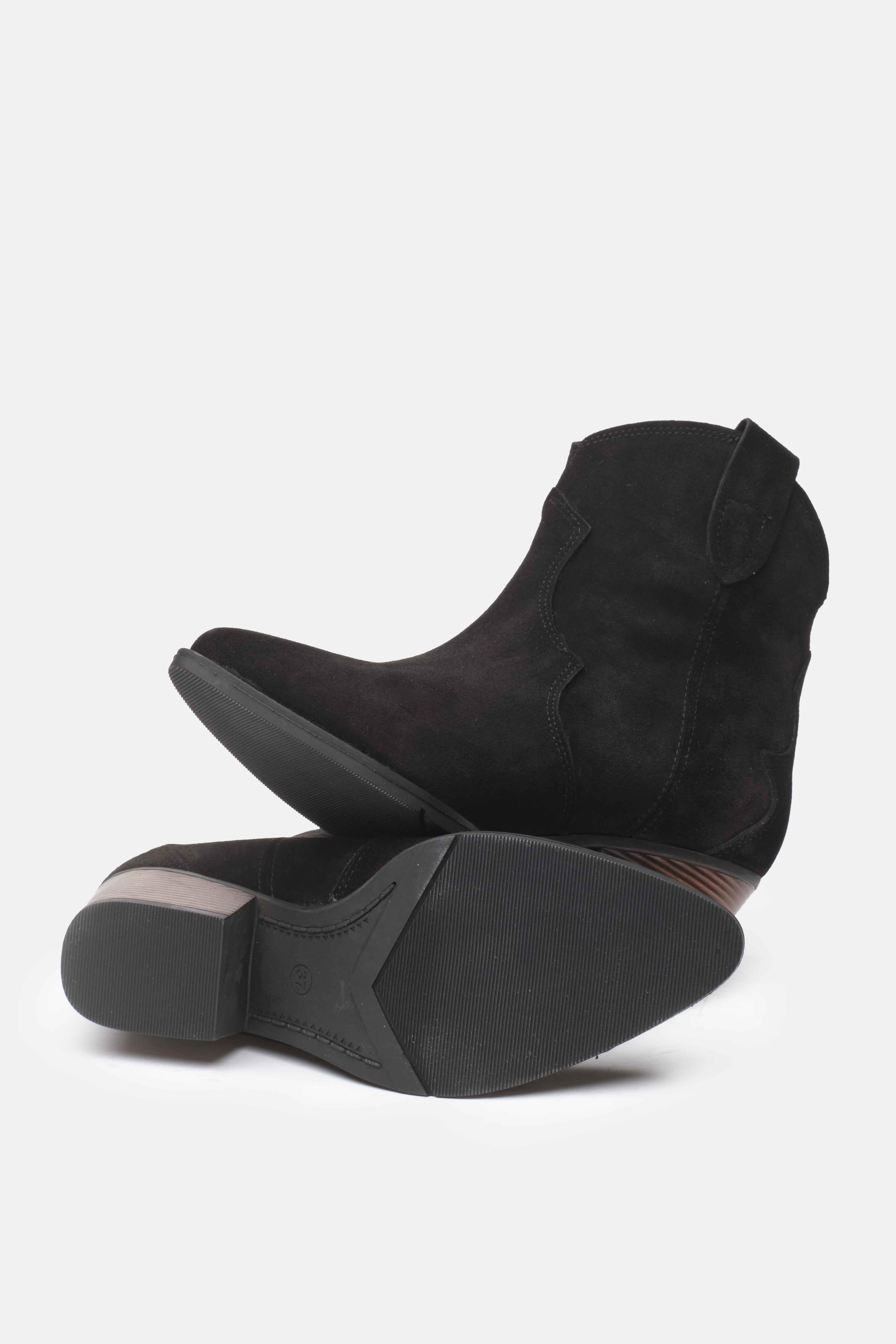 Mio Gusto Hakiki Süet Taba Renk Western Bot