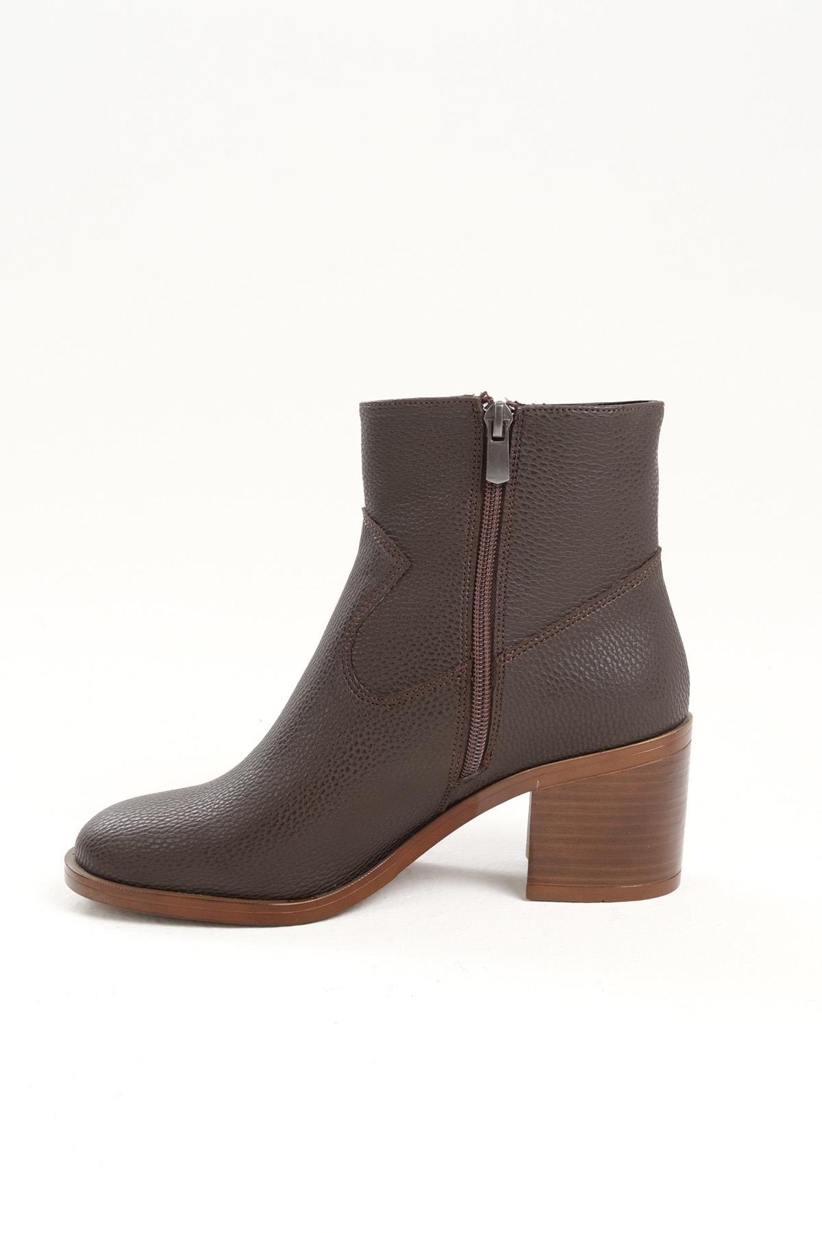 Kadın Bej  Çizme & Bot – 2’si 1 Arada Dönüşebilir Tasarım