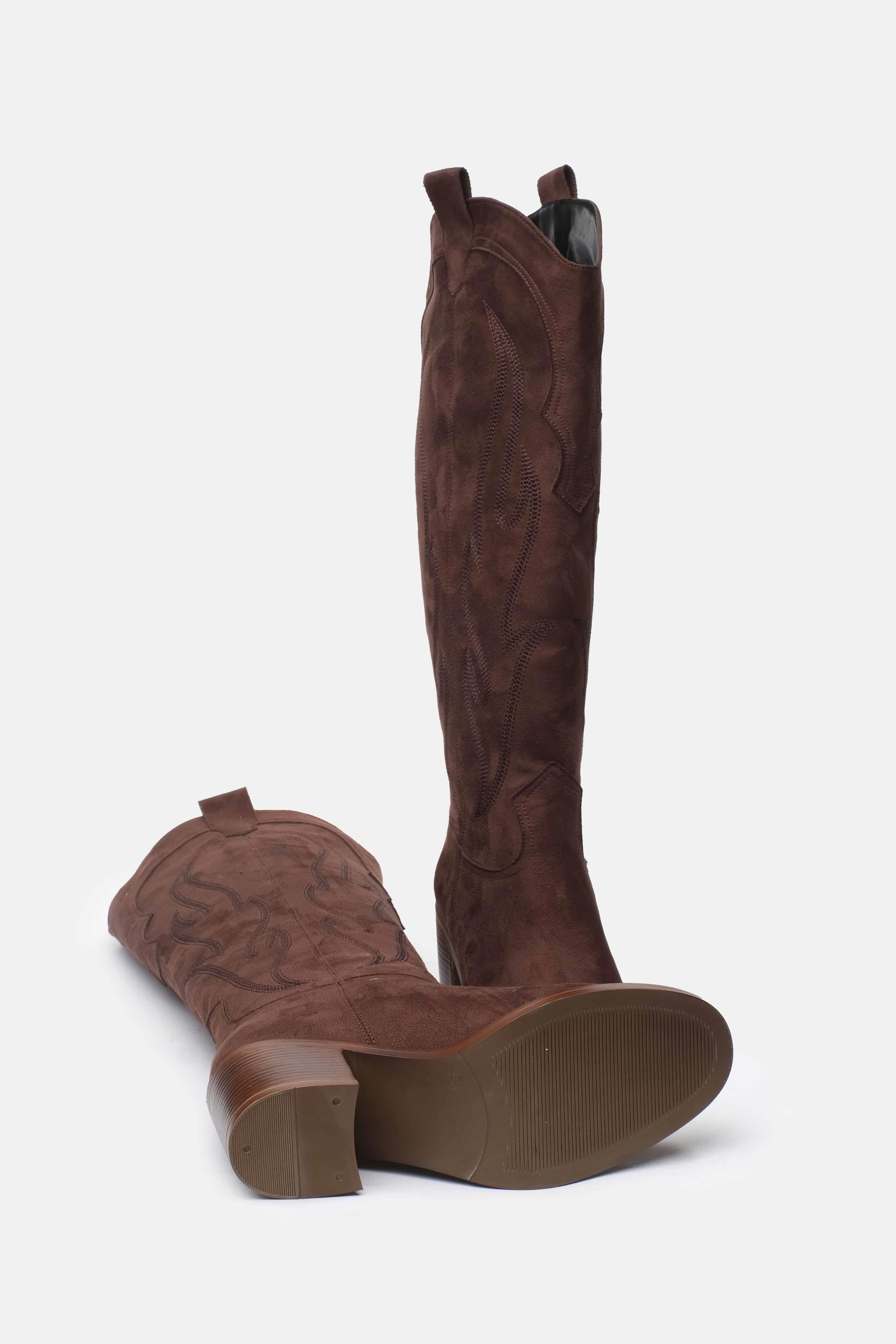 Mio Gusto Romina Siyah Renk Kovboy Çizmesi