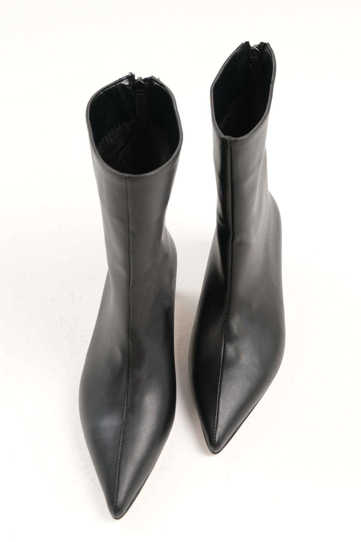 Mio Gusto Kahverengi Kadın İnce Topuklu Bot | Şık ve Rahat Bot Modelleri