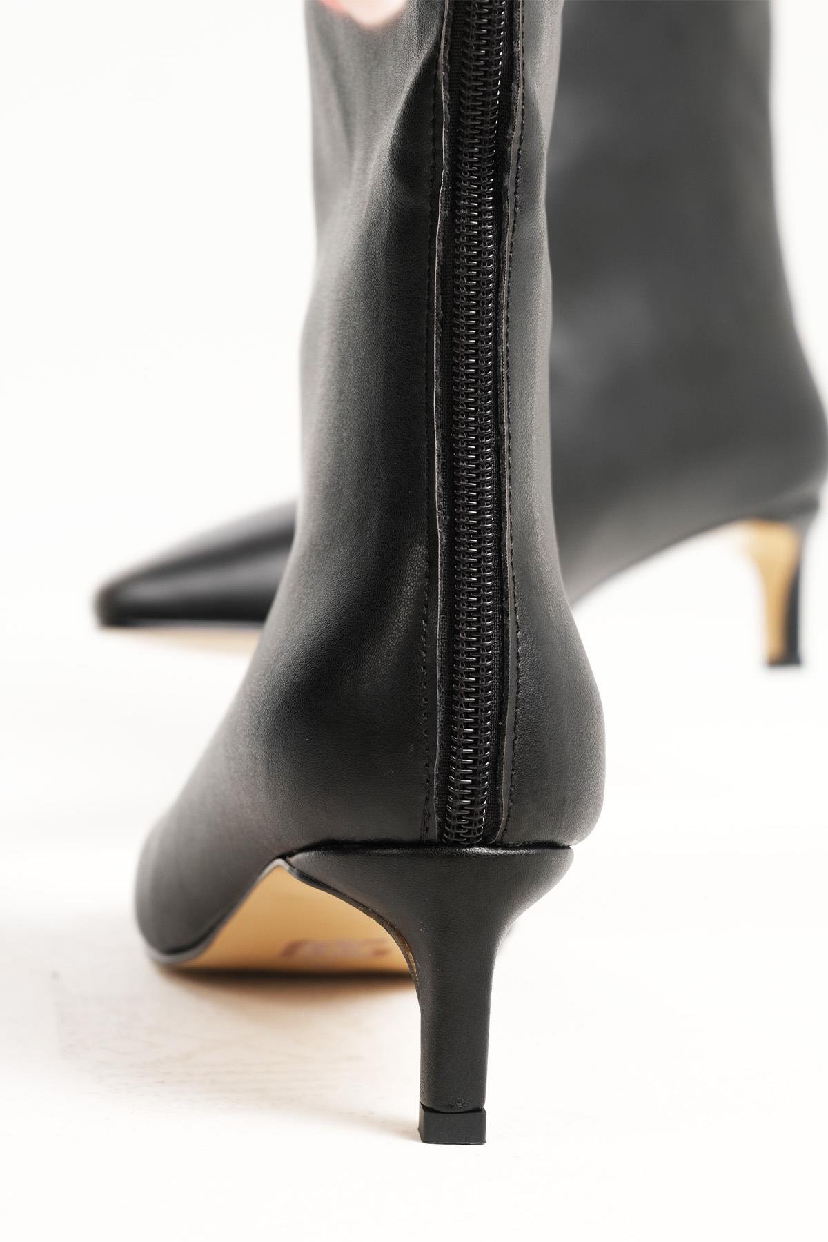 Mio Gusto Kahverengi Kadın İnce Topuklu Bot | Şık ve Rahat Bot Modelleri