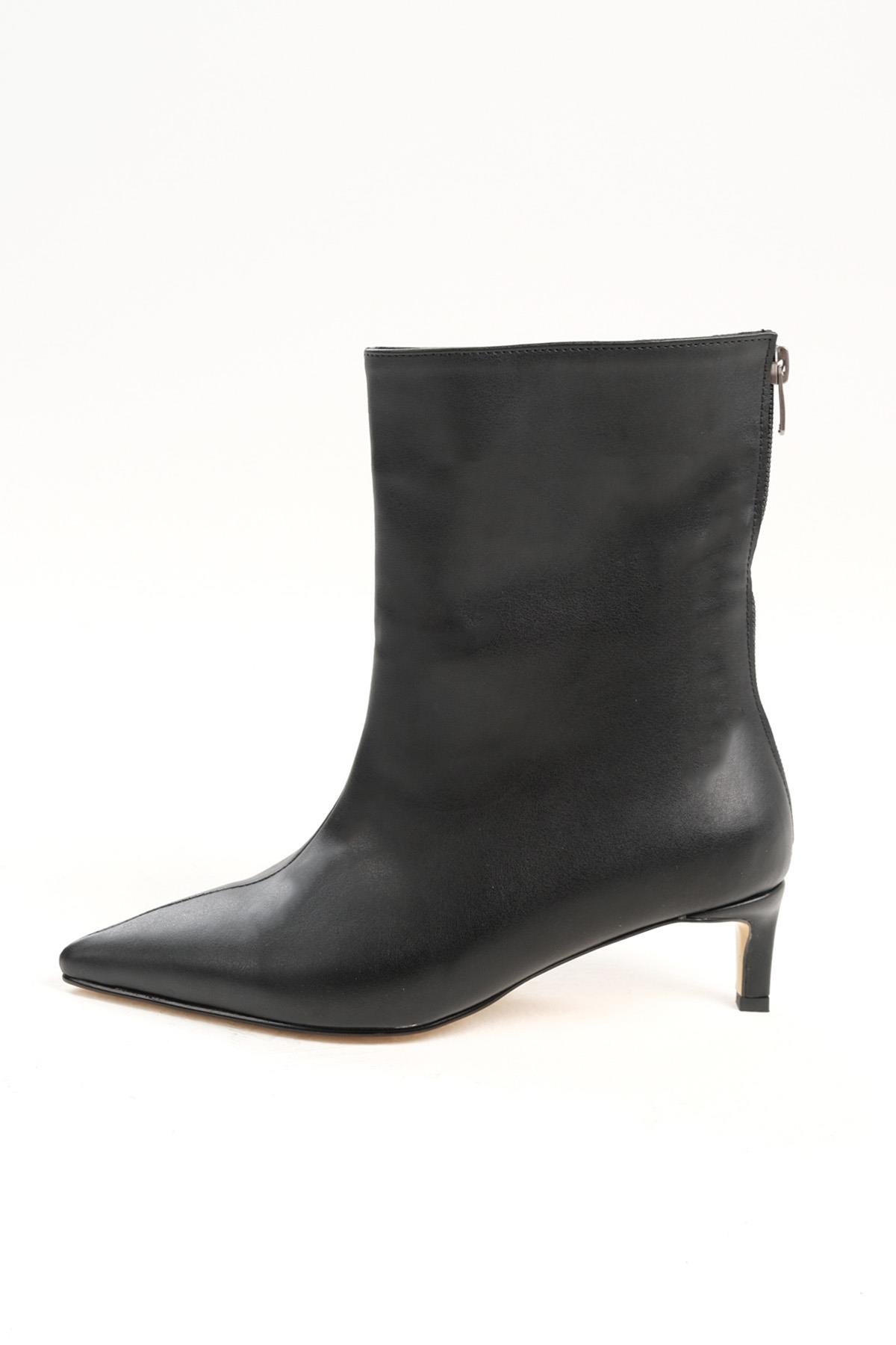 Mio Gusto Kahverengi Kadın İnce Topuklu Bot | Şık ve Rahat Bot Modelleri