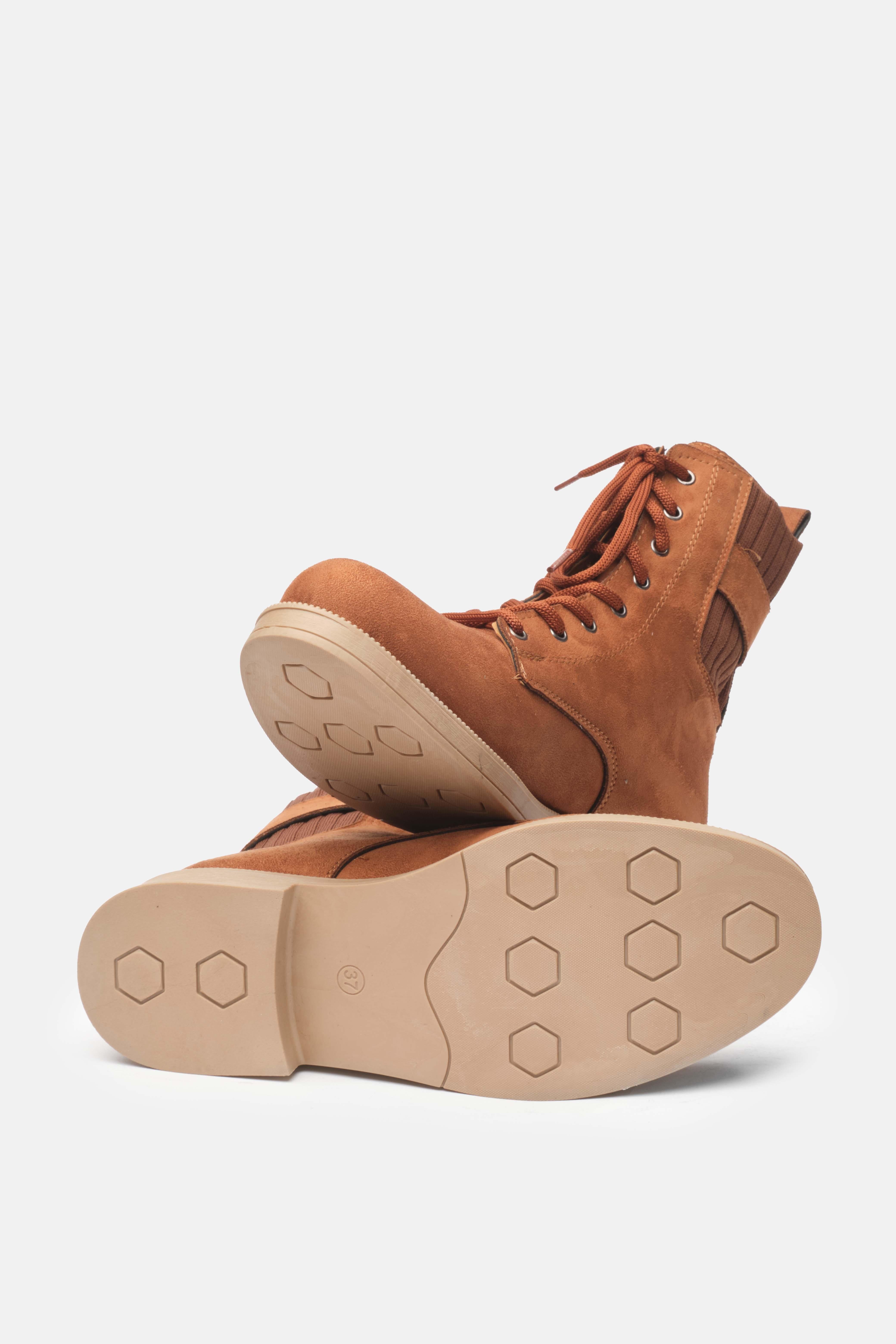 Mio Gusto Siyah Renk Bağcıklı Oxford Bot