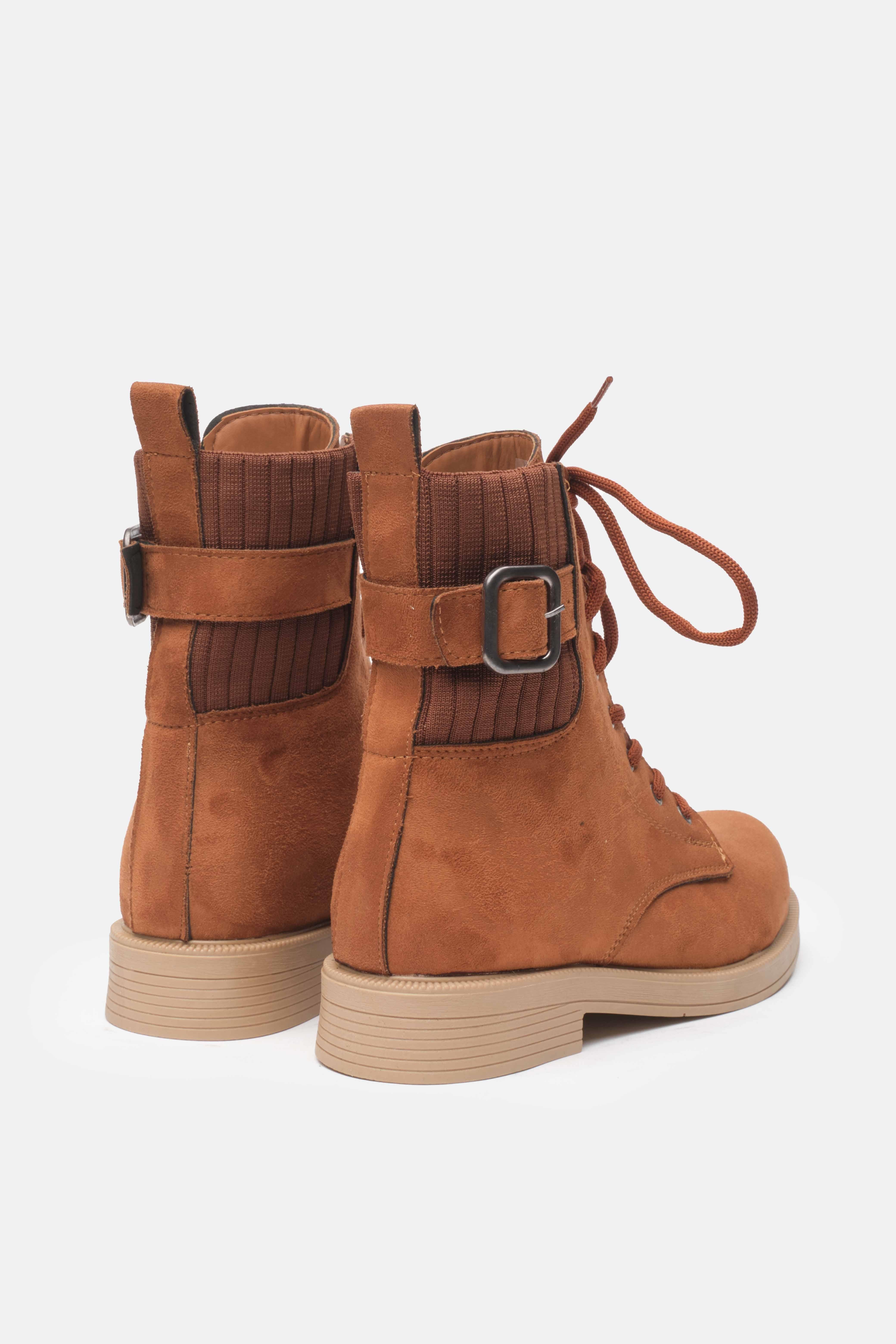 Mio Gusto Siyah Renk Bağcıklı Oxford Bot