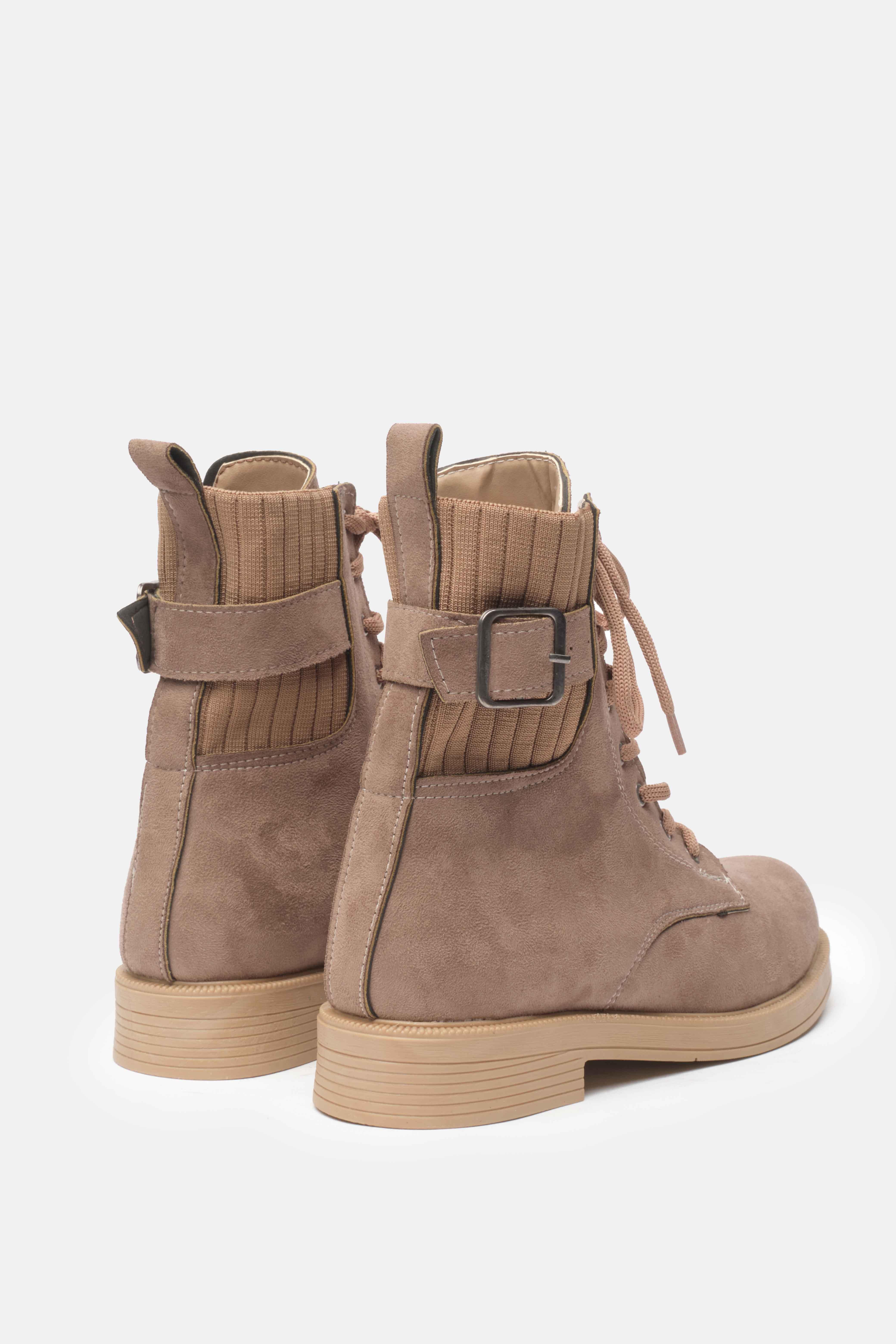 Mio Gusto Taba Renk Bağcıklı Oxford Bot