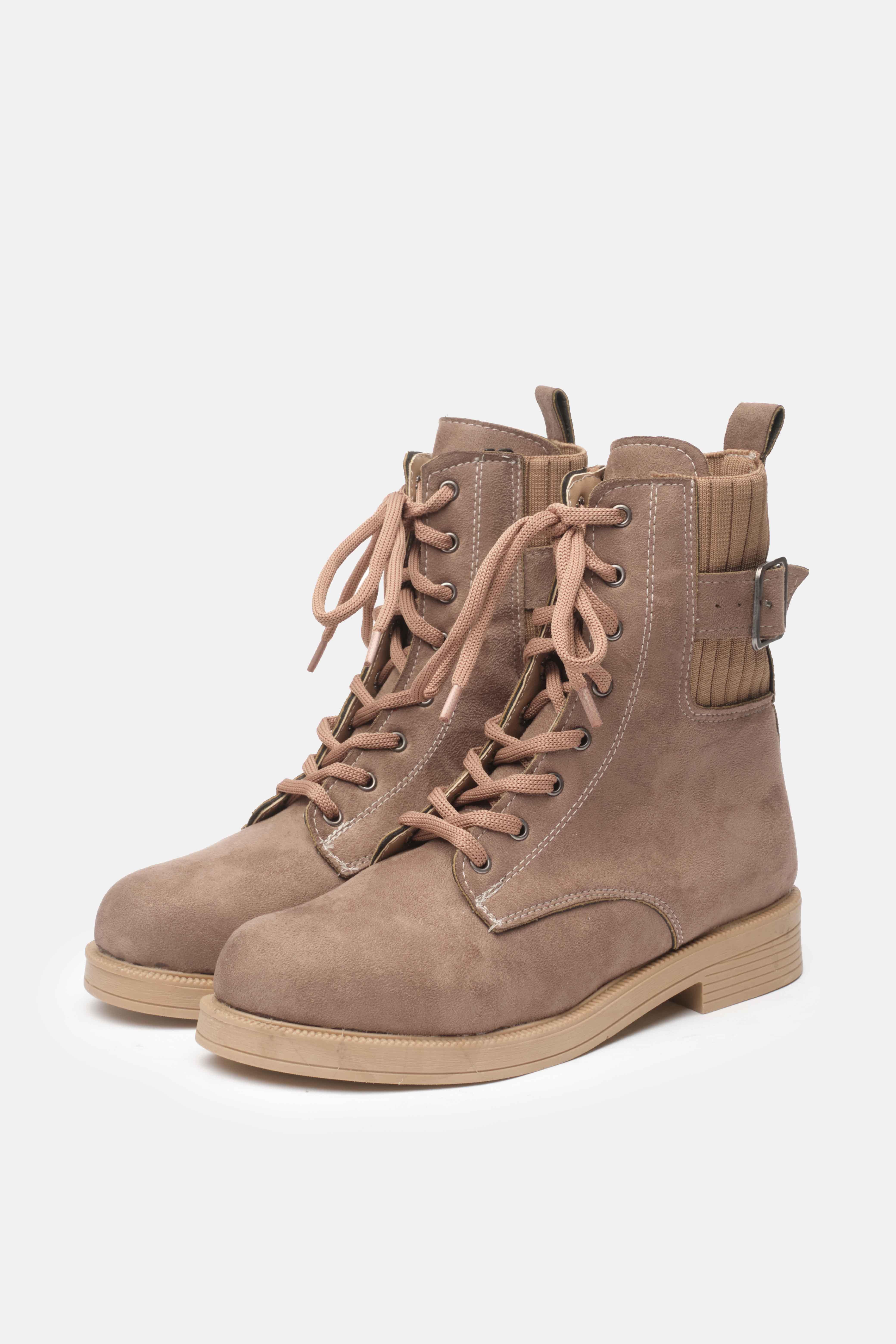 Mio Gusto Taba Renk Bağcıklı Oxford Bot