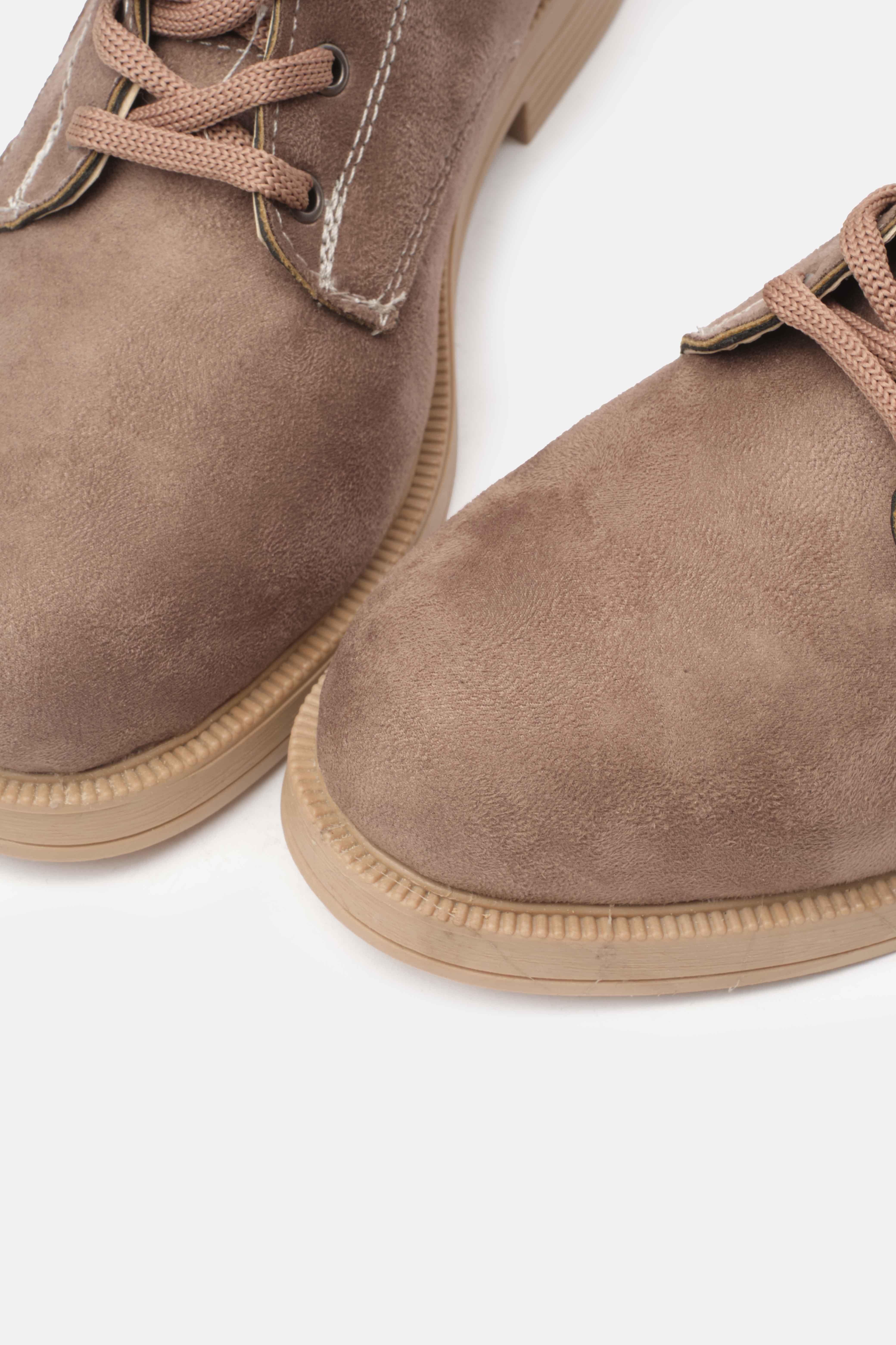 Mio Gusto Taba Renk Bağcıklı Oxford Bot