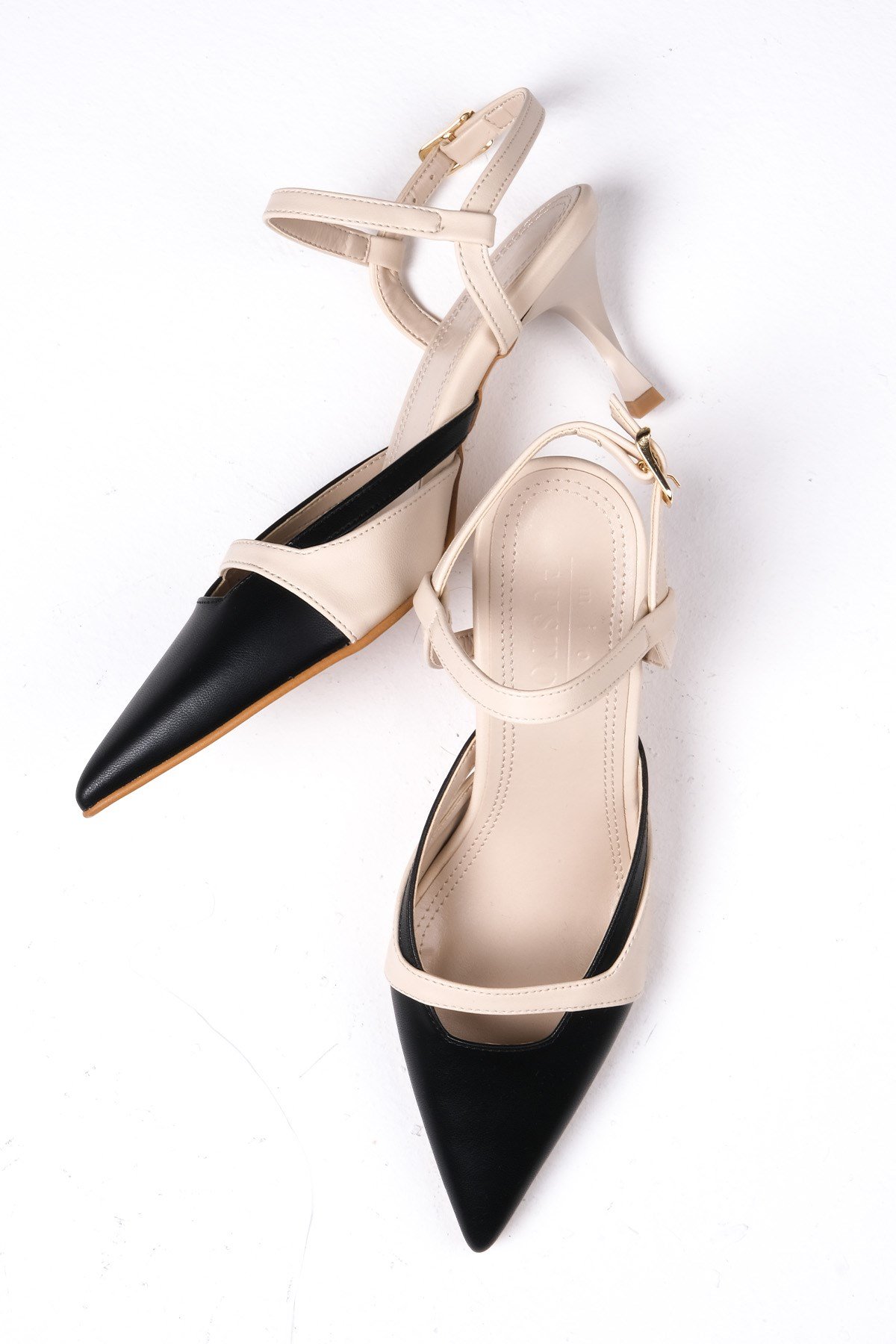 Patsy Siyah Renk Topuklu Ayakkabı-Yüksek Topuklu-Mio Gusto-01443BLC