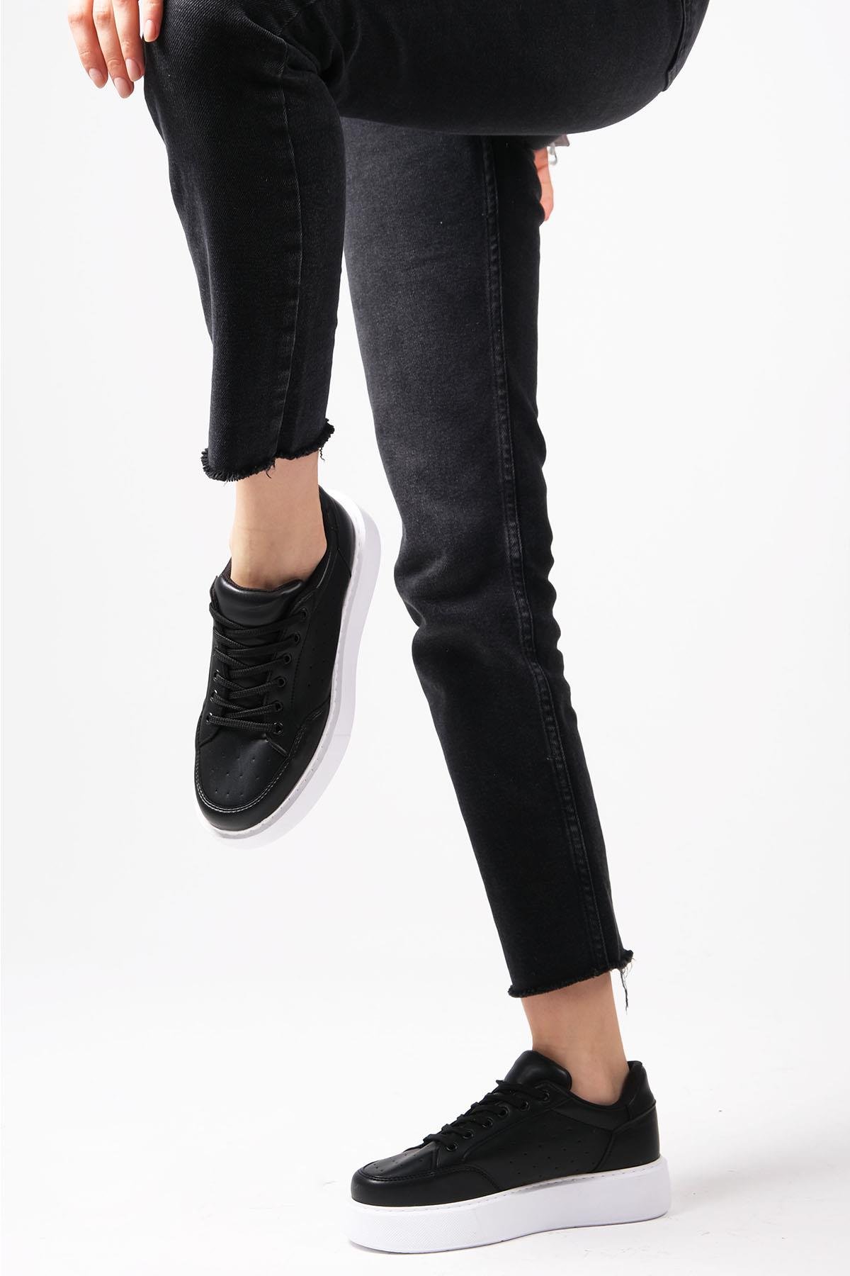 Paula Siyah Renk Kadın Sneaker-SPOR-Mio Gusto-05401BLC